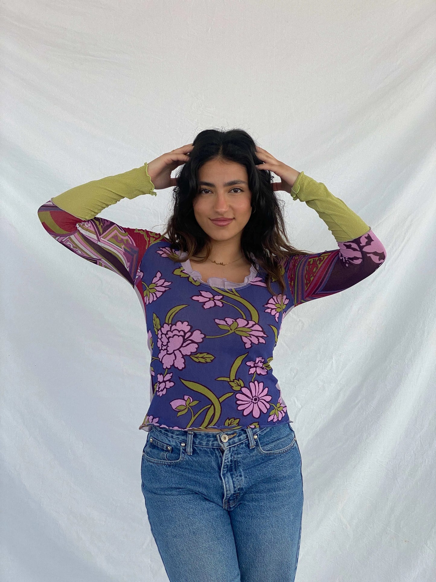 Vintage Y2K Ariale Mesh Top - Size M - Balagan Vintage Mesh Top 00s, 90s, Lana, mesh top, summer