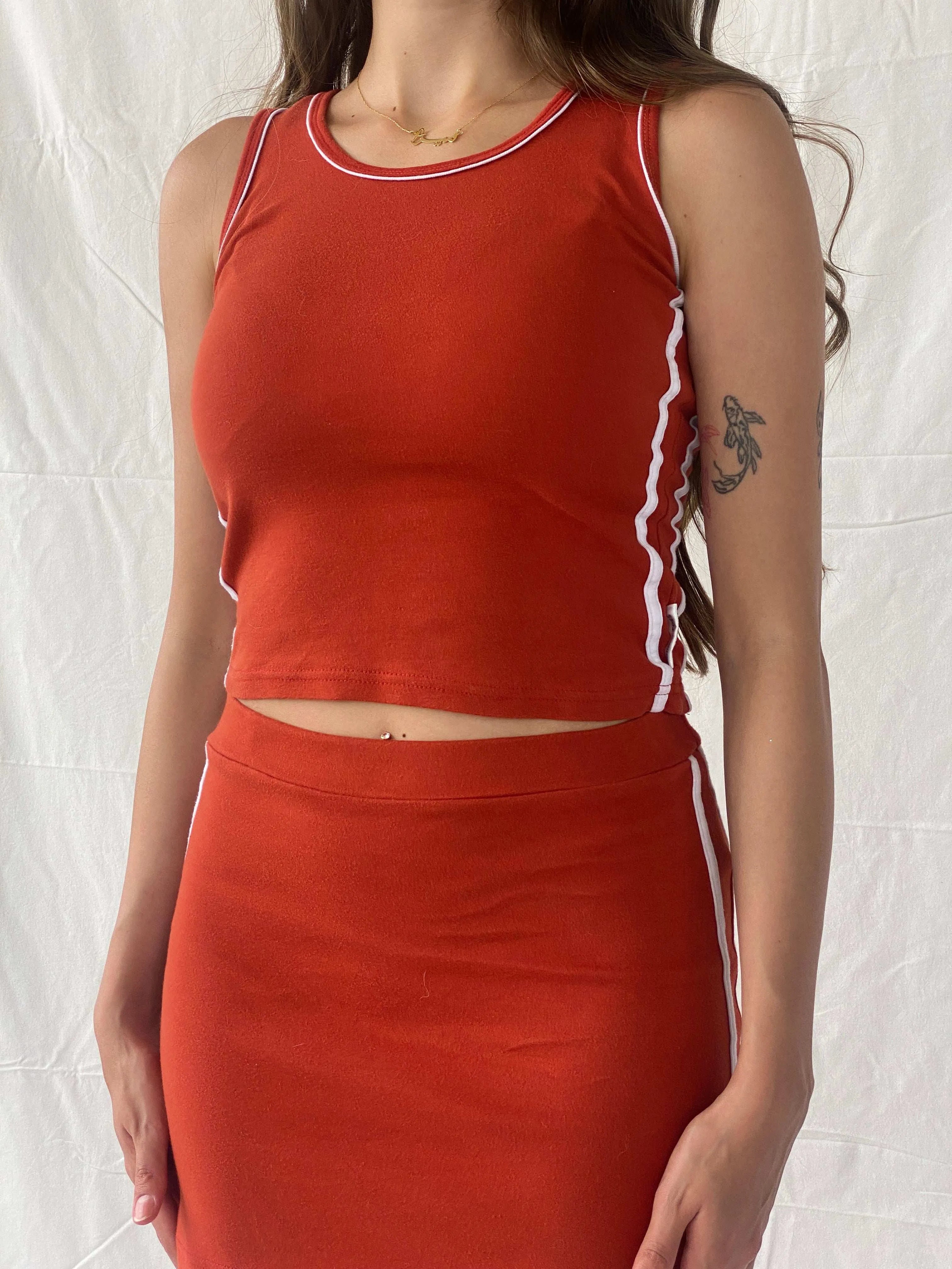 Vintage Y2K Frenchtoss Cheerleader Sports Set - XS - Balagan Vintage Midi Dress 00s, 90s, dress, Mira