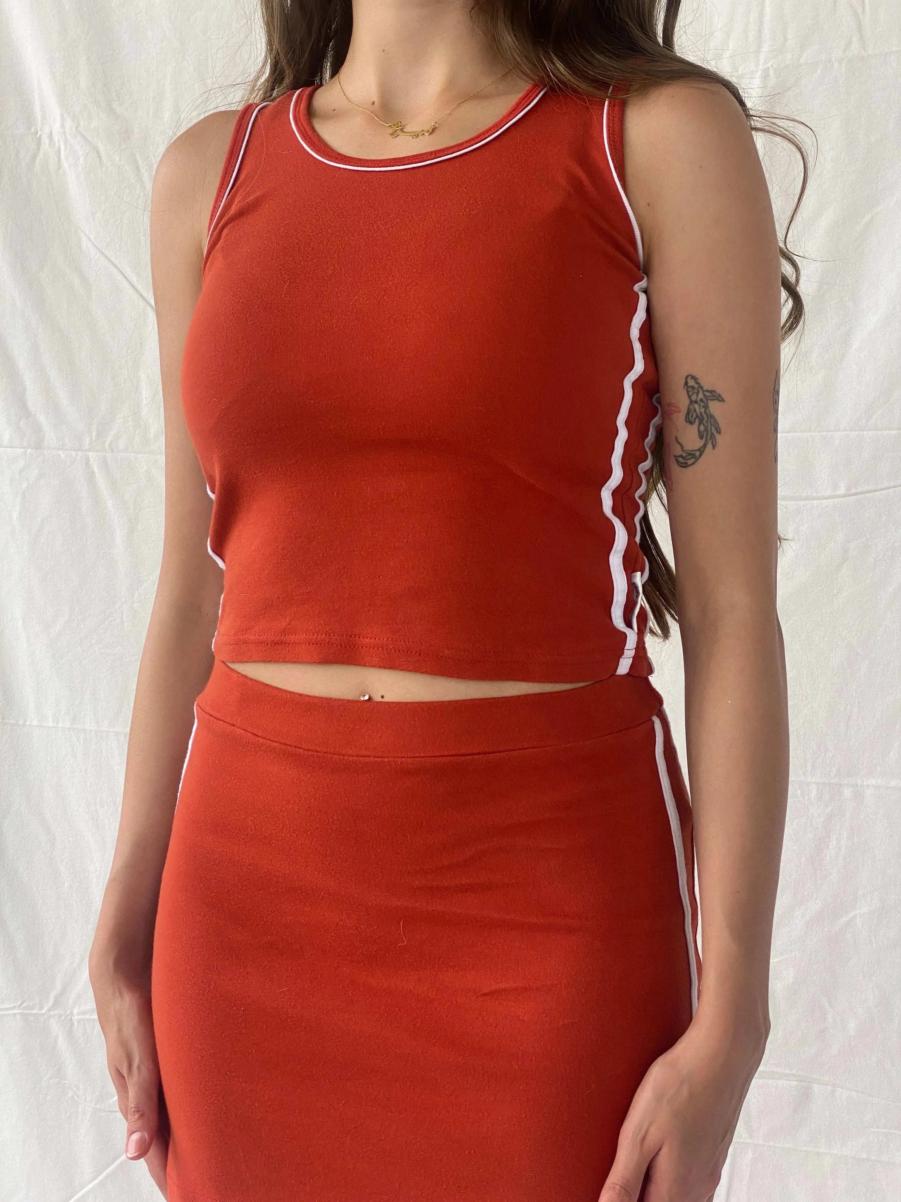 Vintage Y2K Frenchtoss Cheerleader Sports Set - XS - Balagan Vintage Midi Dress 00s, 90s, dress, Mira
