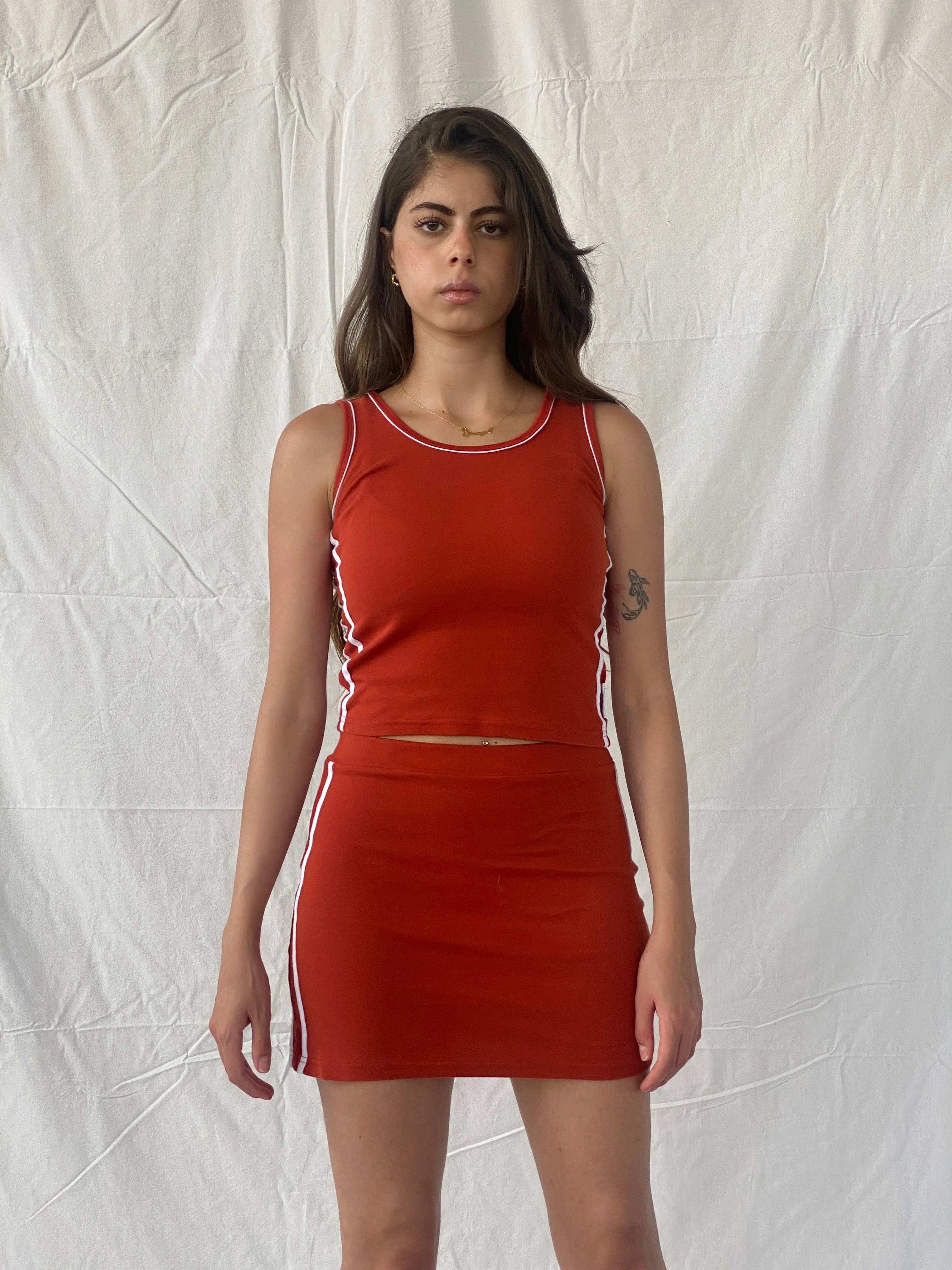 Vintage Y2K Frenchtoss Cheerleader Sports Set - XS - Balagan Vintage Midi Dress 00s, 90s, dress, Mira