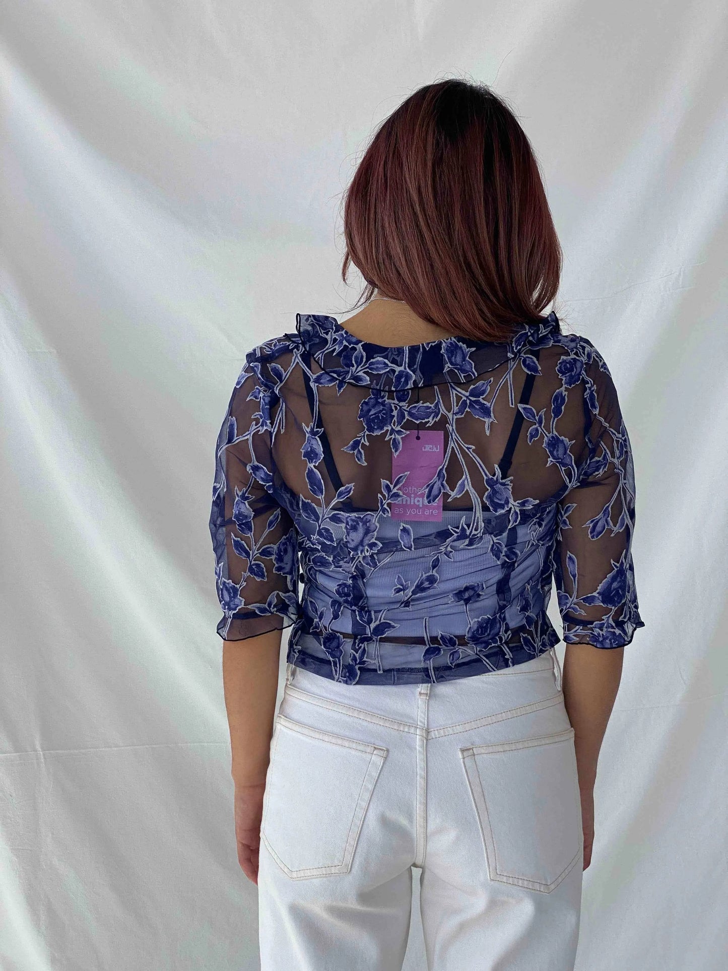 Vintage Y2K La.Sumer Top - Balagan Vintage Sheer Top 00s, 90s, Deals, sheer, Taima
