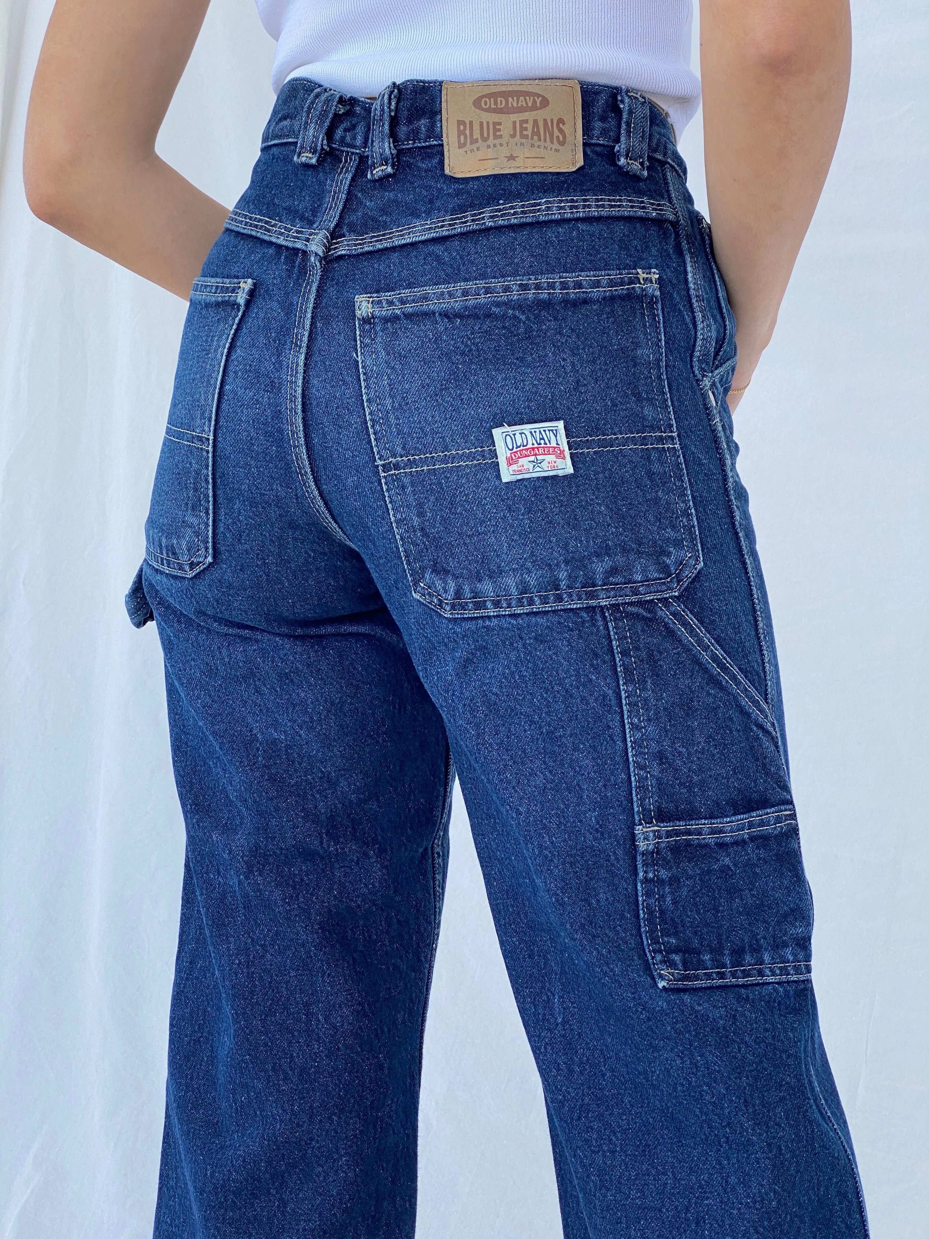 Vintage Y2K Old Navy Blue Jeans Hiphop Style Baggy Jeans - Balagan Vintage Jeans denim, high waisted jeans, jeans, Juana, levis jeans