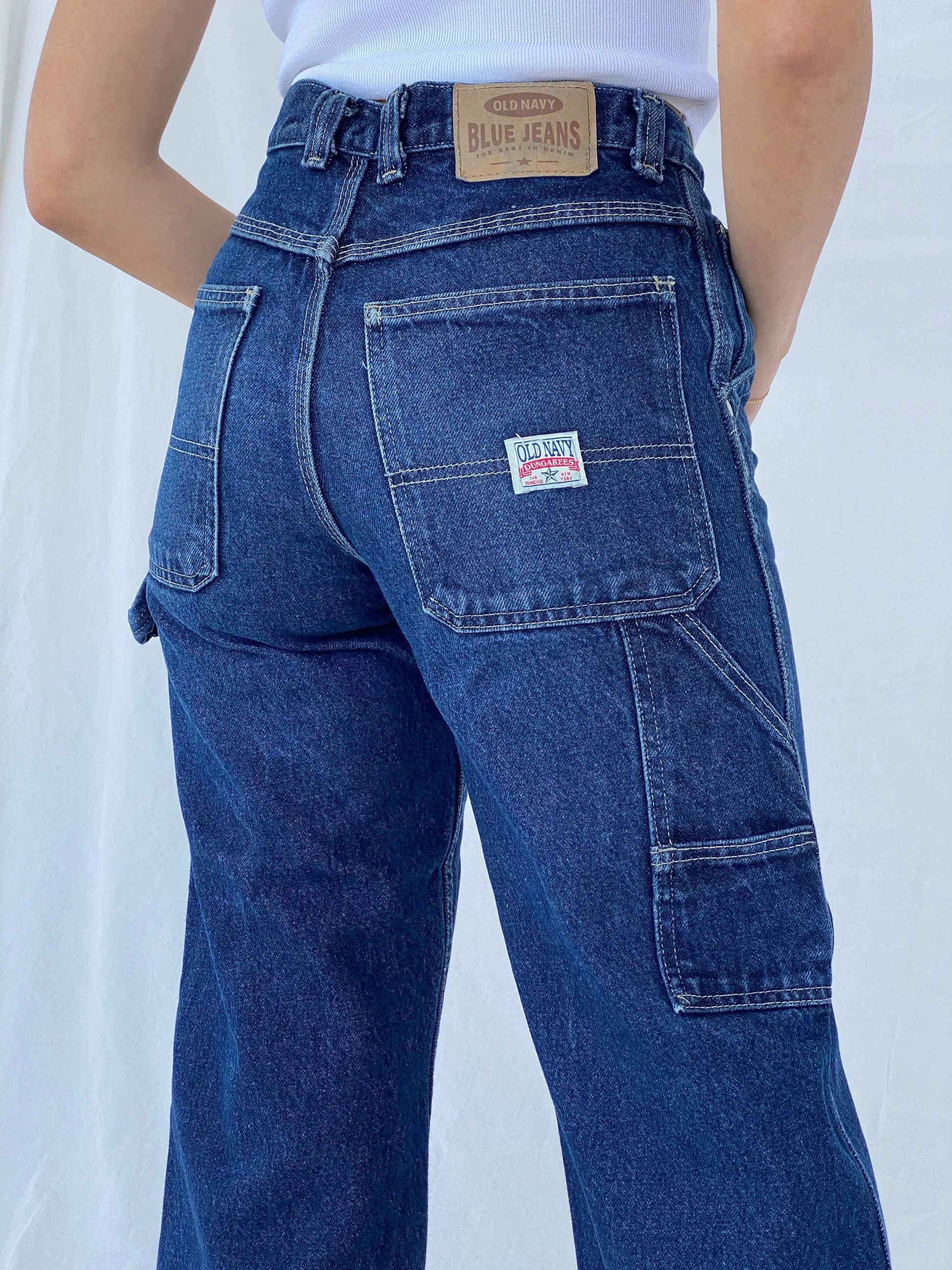 Vintage Y2K Old Navy Blue Jeans Hiphop Style Baggy Jeans - Balagan Vintage Jeans denim, high waisted jeans, jeans, Juana, levis jeans