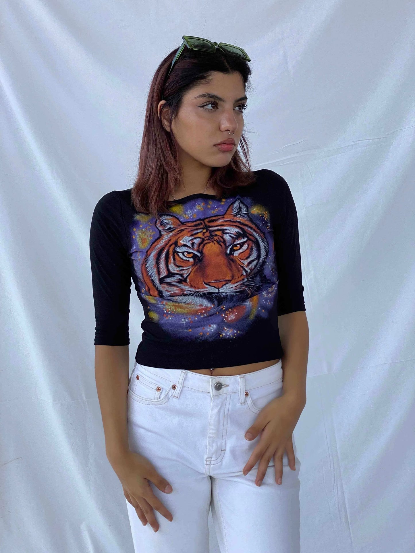 Vintage Y2K Shimmery Top - Balagan Vintage Full Sleeve Top 90s