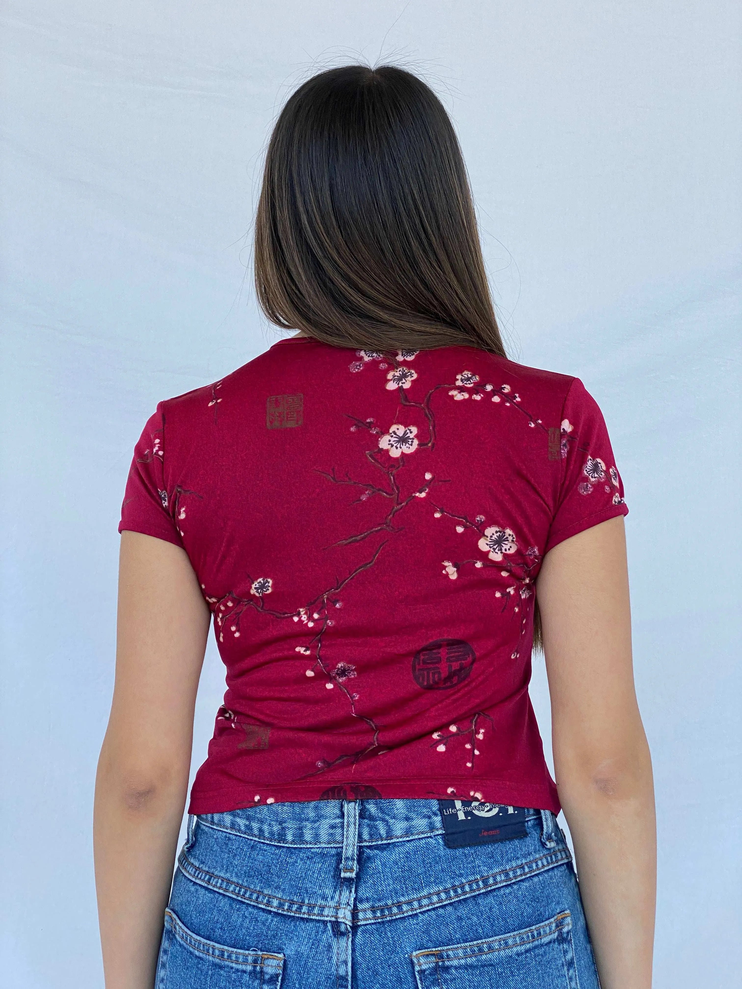 Vintage Y2K Supré Red Top - Size L - Balagan Vintage Half Sleeve Top 00s, Deals, Juana, summer