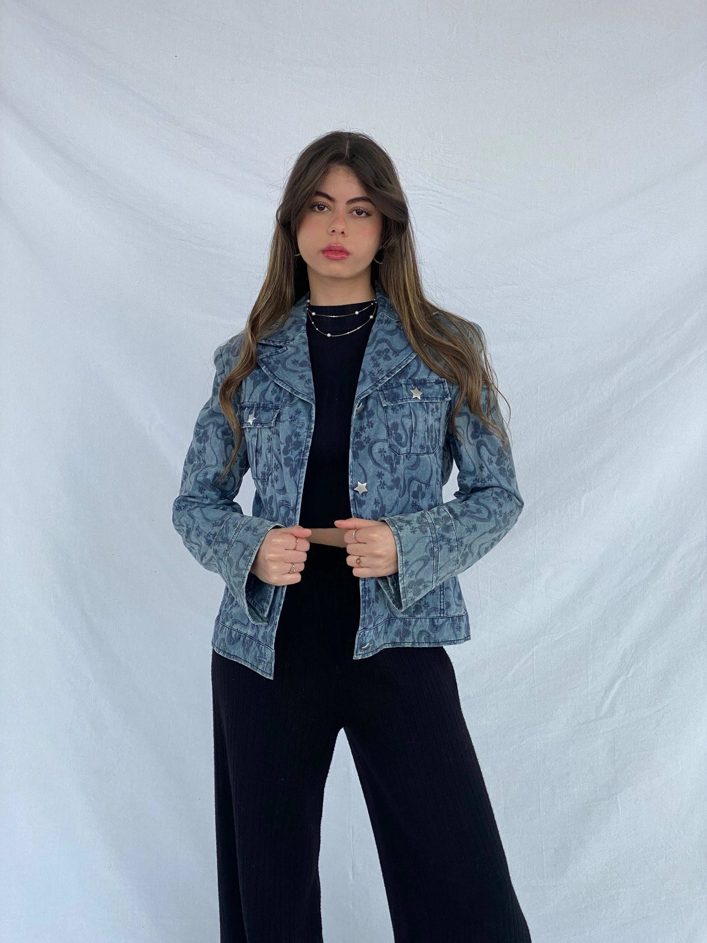 Vintage Y2K TUZZI Denim Jacket - Balagan Vintage Denim Jacket 00s, denim, denim jacket, Mira, winter