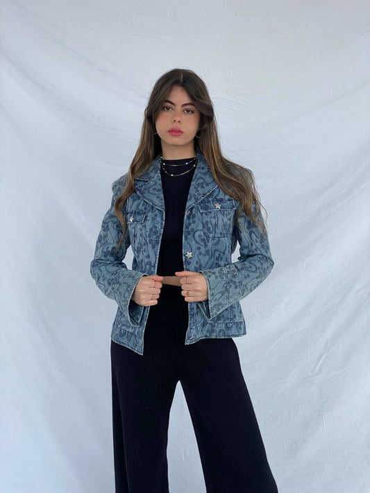 Vintage Y2K TUZZI Denim Jacket - Balagan Vintage Denim Jacket 00s, denim, denim jacket, Mira, winter