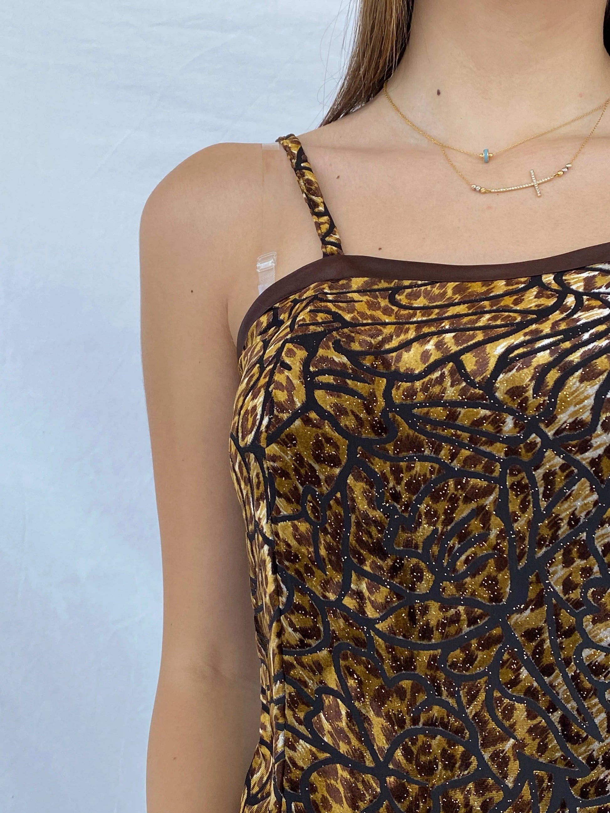 Vintage Y2K Velvet Cami Top - Size M - Balagan Vintage Sleeveless Top 00s, Juana, velvet top