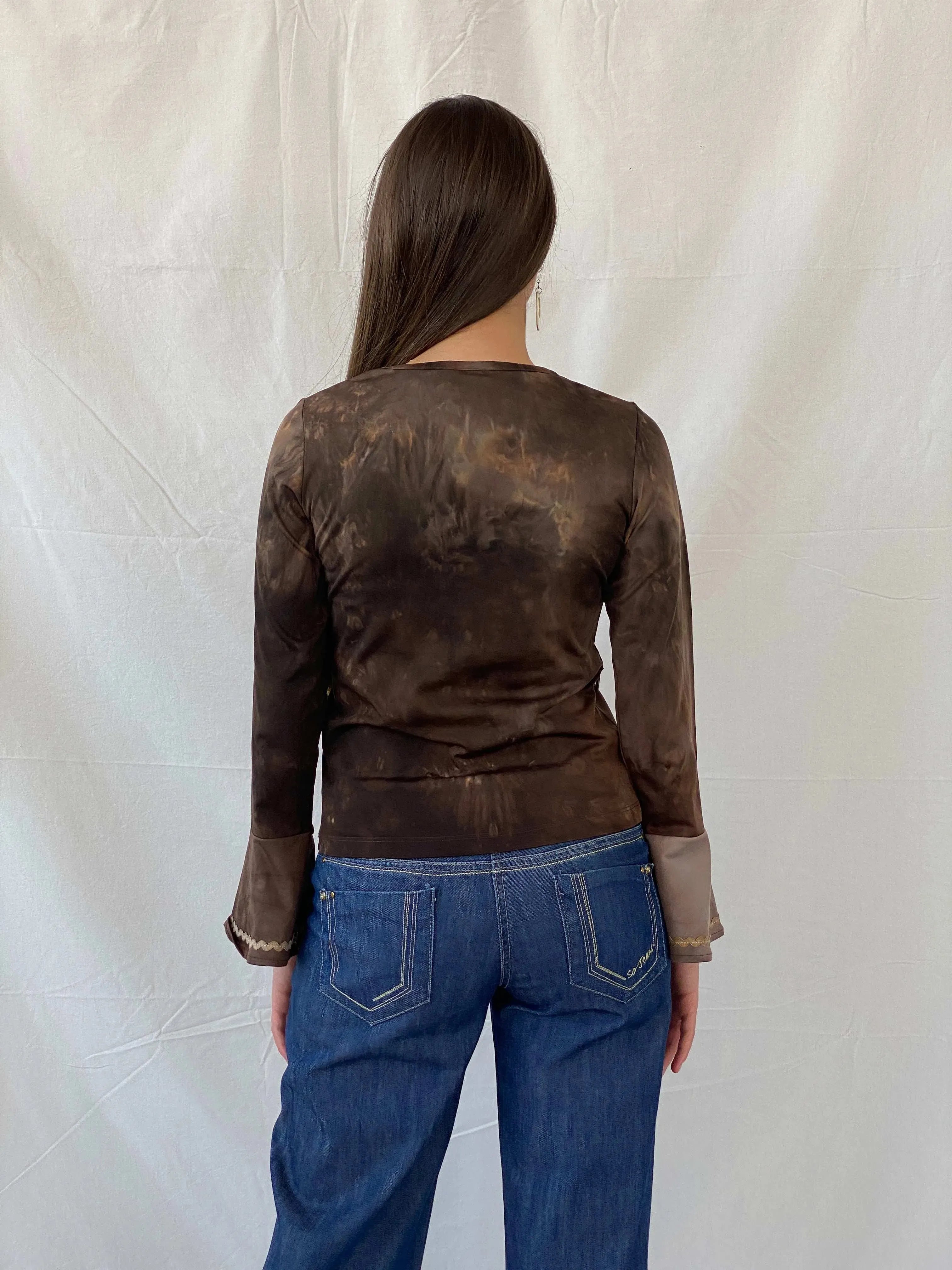Vintage Y2K X-Mail Tie Dye Full Sleeve Top - S - Balagan Vintage Full Sleeve Top 00s, 90s, Mira, winter, women top