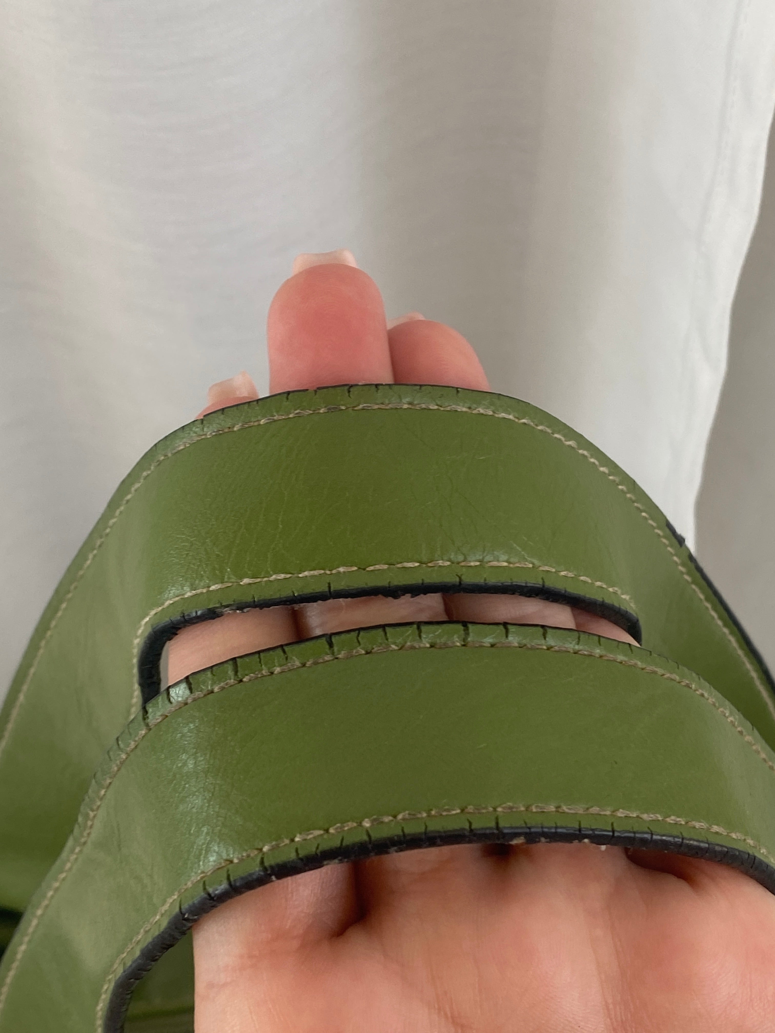 Worthington Lime Green Shoulder Bag Women’s Satchel Purse - Balagan Vintage Handbags 00s, 90s, bag, green, shoulder bag, Y2K