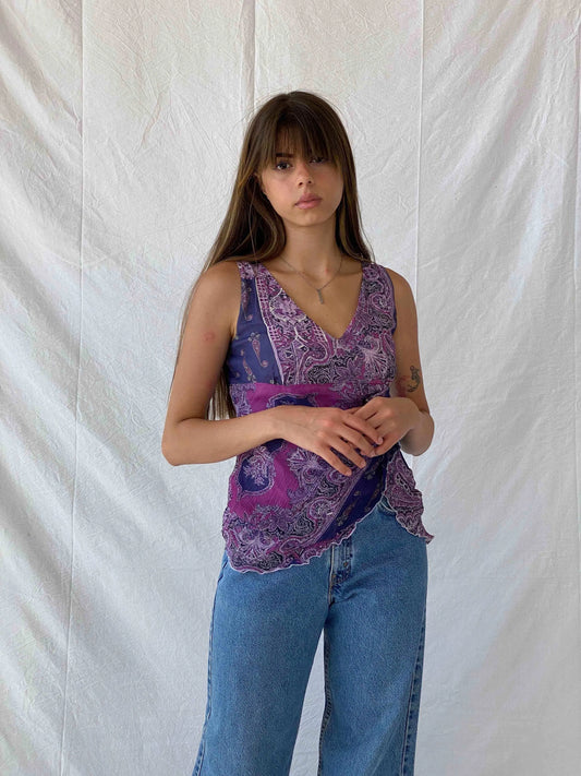 Y2K 123 Top - Balagan Vintage Sleeveless Top 00s, 90s, Deals, Mira