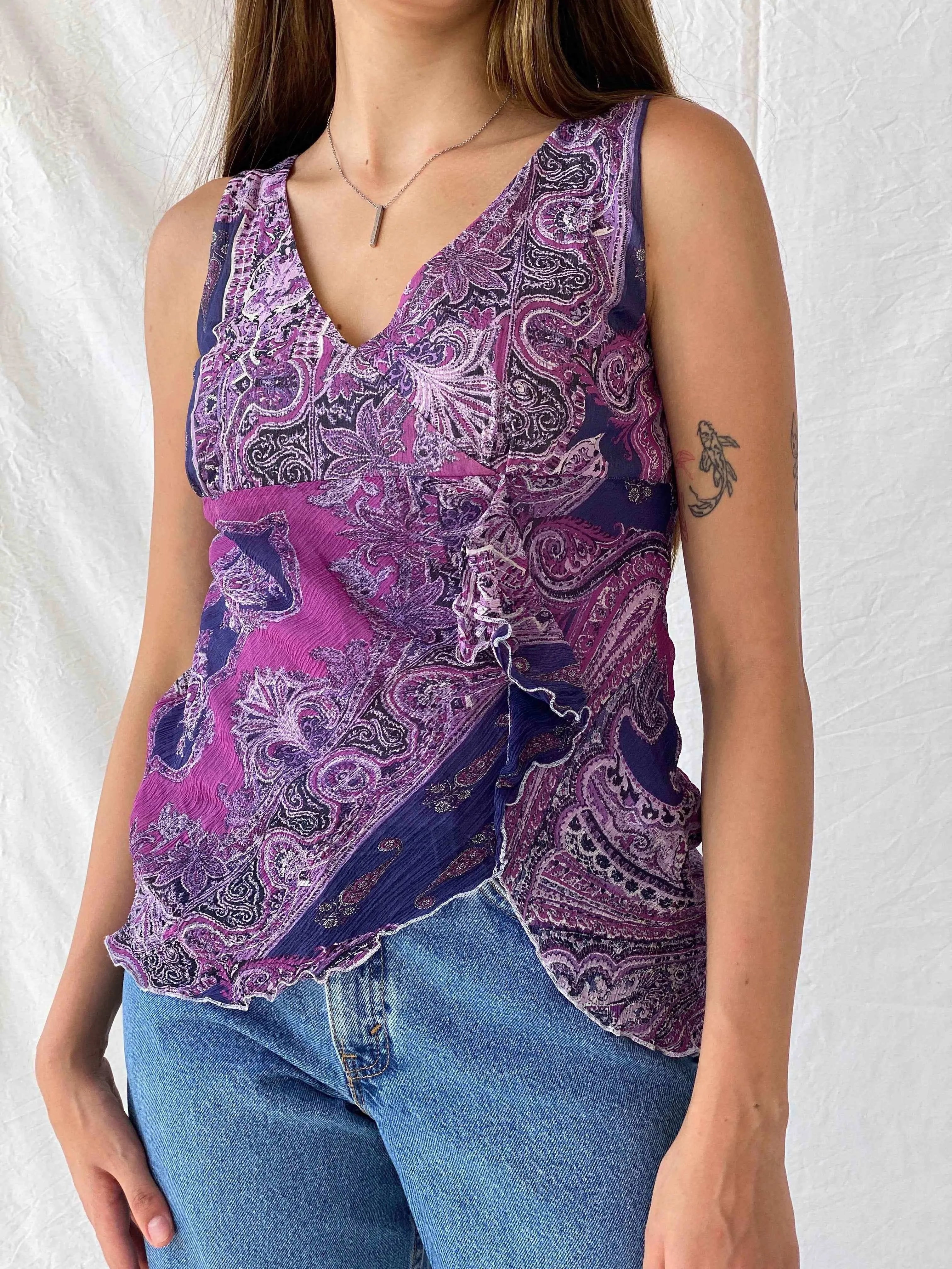 Y2K 123 Top - Balagan Vintage Sleeveless Top 00s, 90s, Deals, Mira
