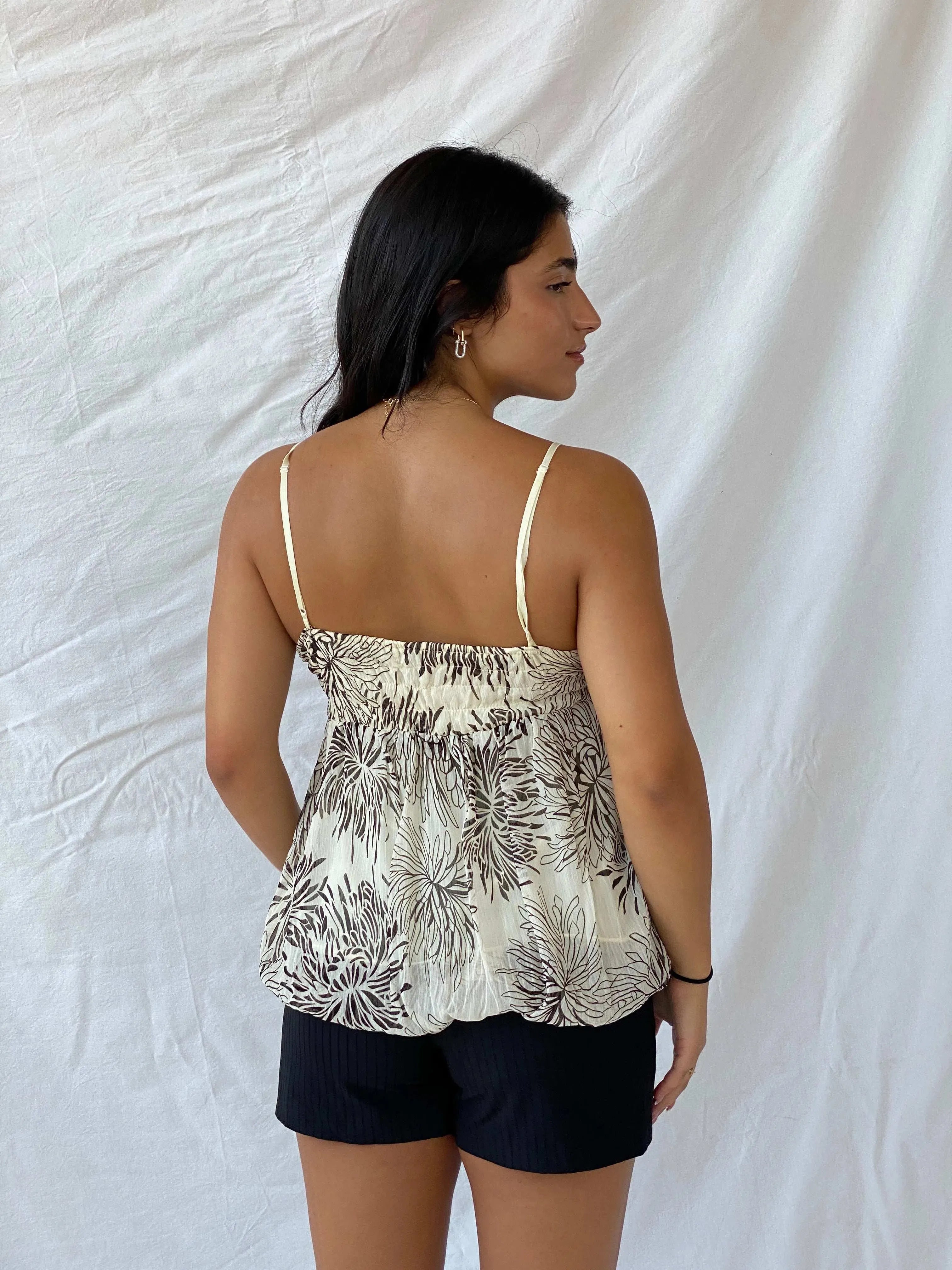 Y2K 2xtremz Bubble Puffball Floral Top - M - Balagan Vintage Cami 00s, Cami, Lana, summer