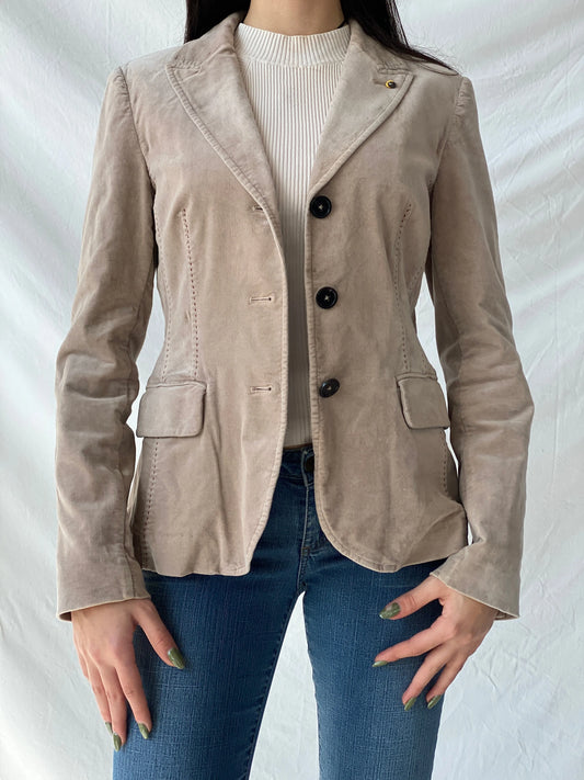 Y2K Blonde No.8 Pink Women’s Cotton Blazer - S - Balagan Vintage Blazer 00s, blazer, Coats&Jackets, Office core, Syntia, Women's Blazers