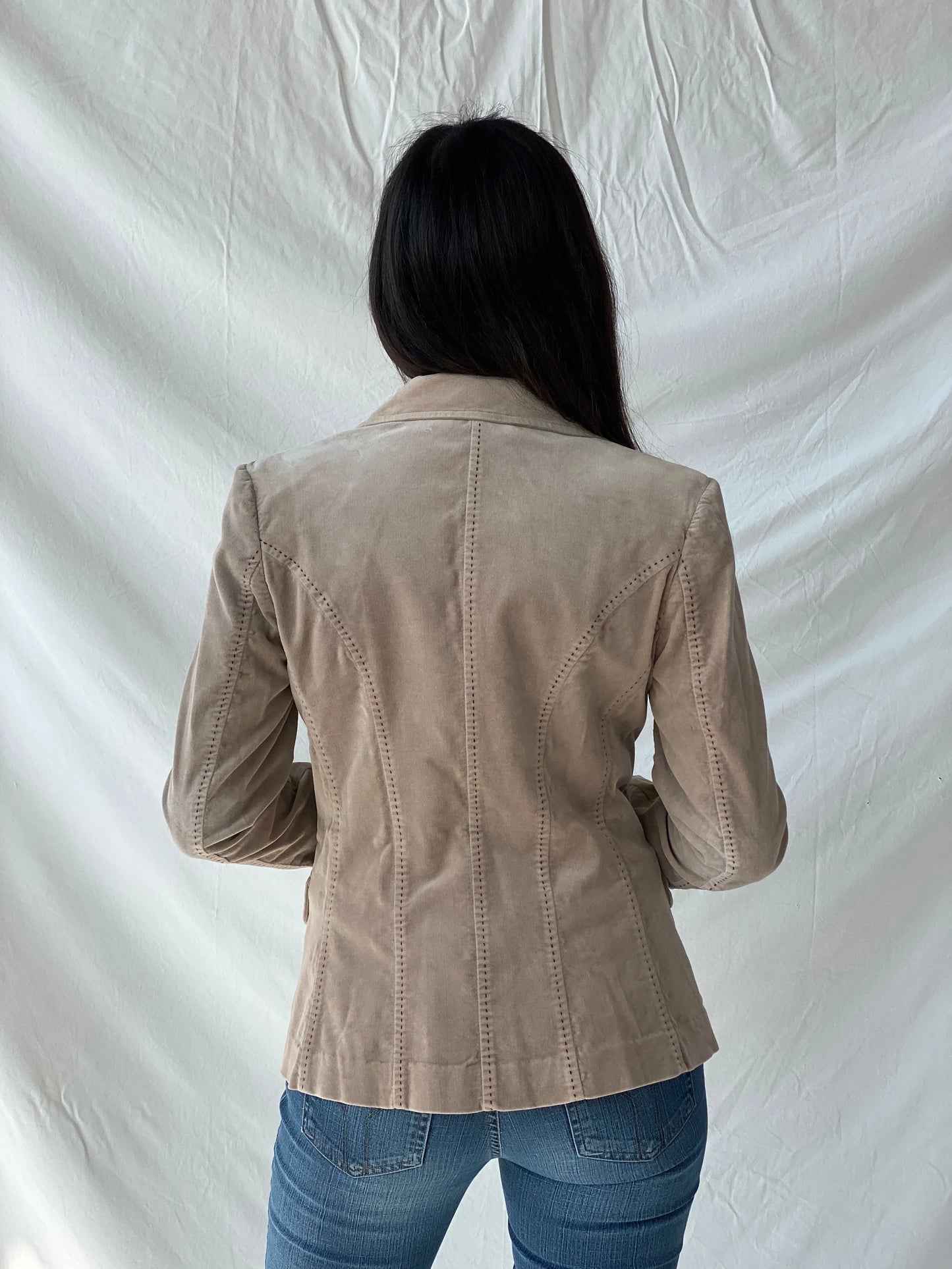 Y2K Blonde No.8 Pink Women’s Cotton Blazer - S - Balagan Vintage Blazer 00s, blazer, Coats&Jackets, Office core, Syntia, Women's Blazers