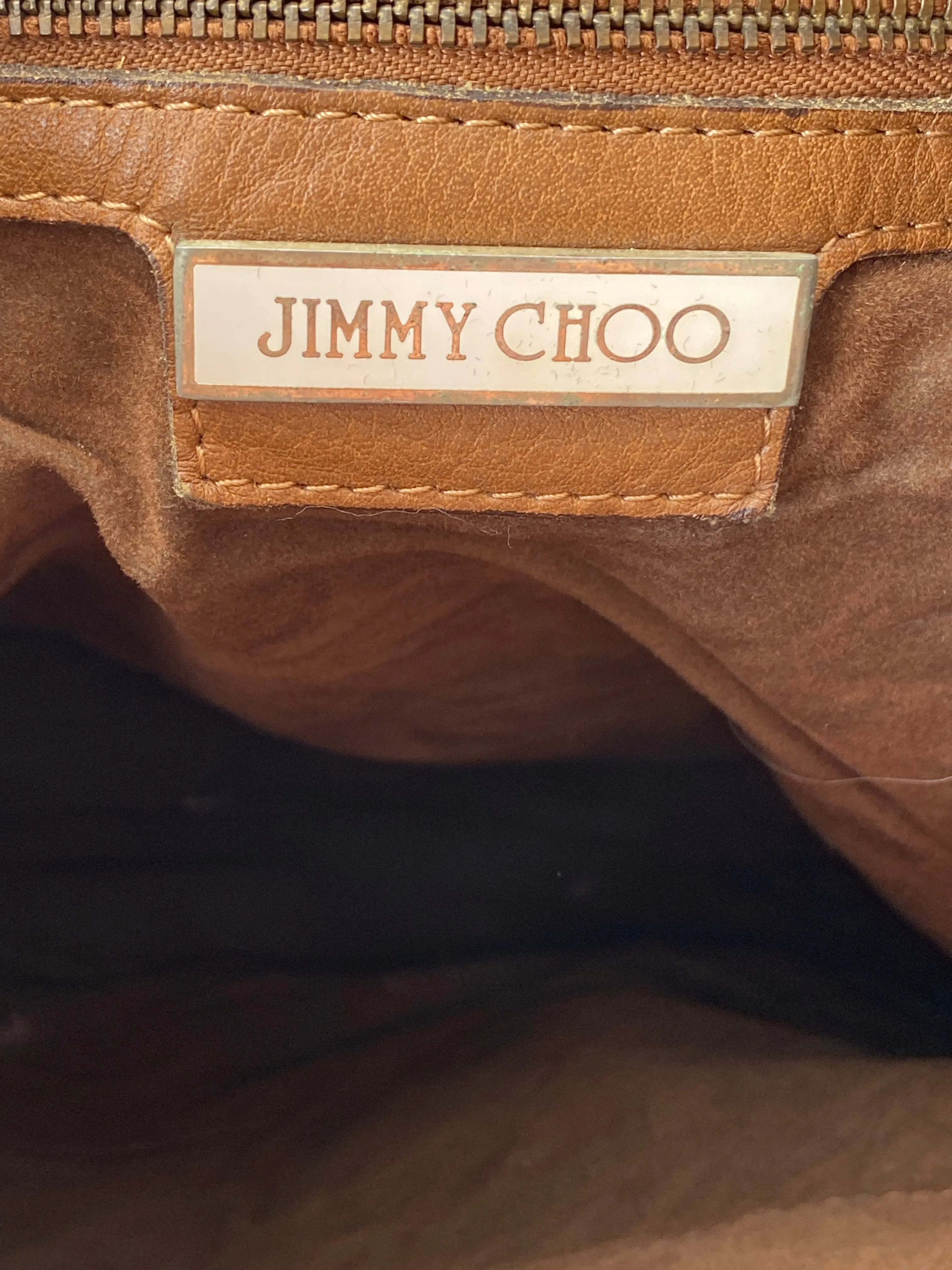 Y2K Jimmy Choo Brown Leather Large Hobo Braided Shoulder Bag - Balagan Vintage Shoulder Bag 90s, bag, black leather, consignment, genuine leather, shoulder bag, Tasnimk
