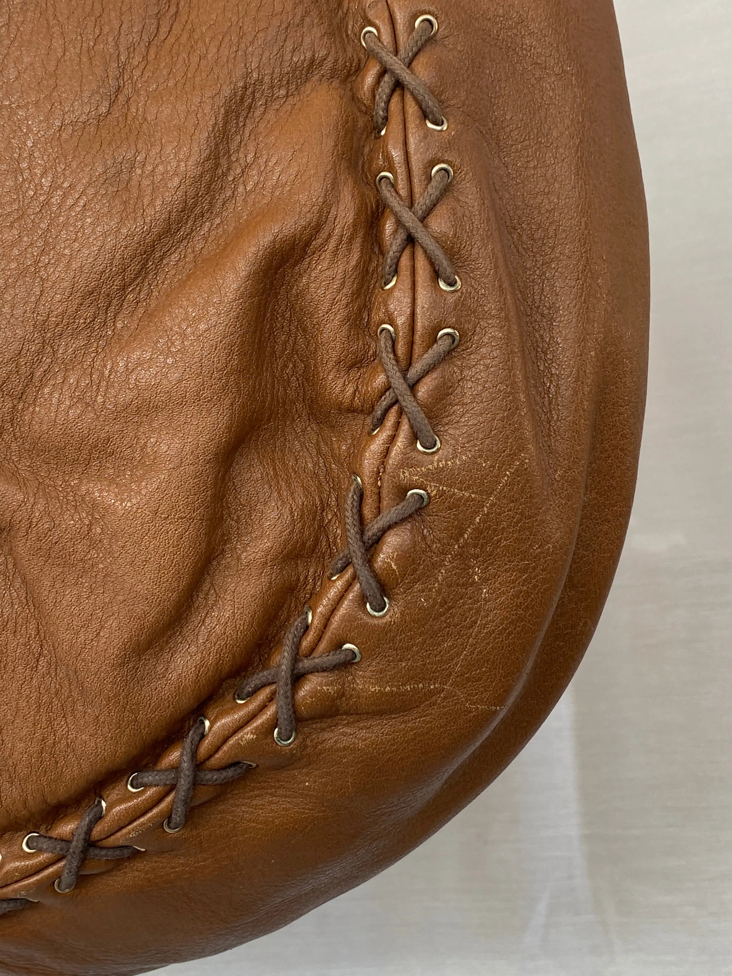Y2K Jimmy Choo Brown Leather Large Hobo Braided Shoulder Bag - Balagan Vintage Shoulder Bag 90s, bag, black leather, consignment, genuine leather, shoulder bag, Tasnimk