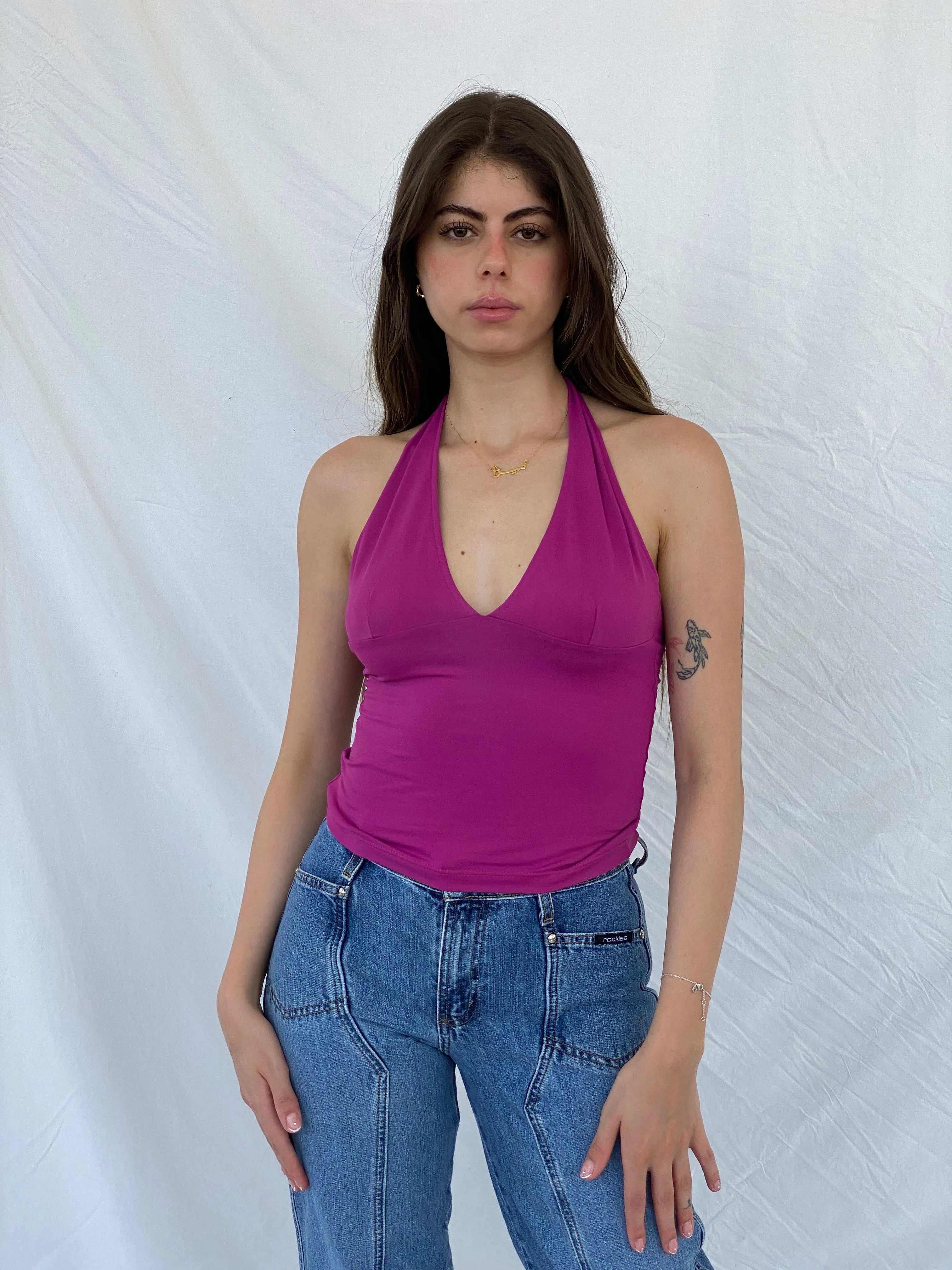 Y2K Mong Halter Top - M - Balagan Vintage Halter Top 00s, 90s, halter top, Mira