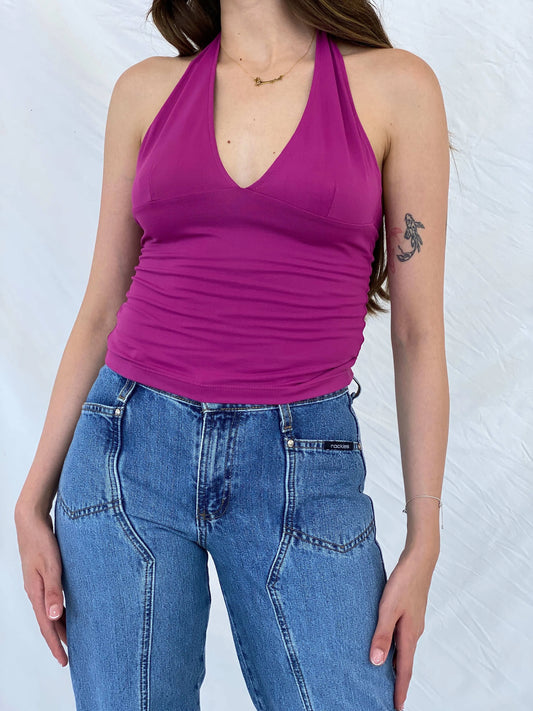 Y2K Mong Halter Top - M - Balagan Vintage Halter Top 00s, 90s, halter top, Mira