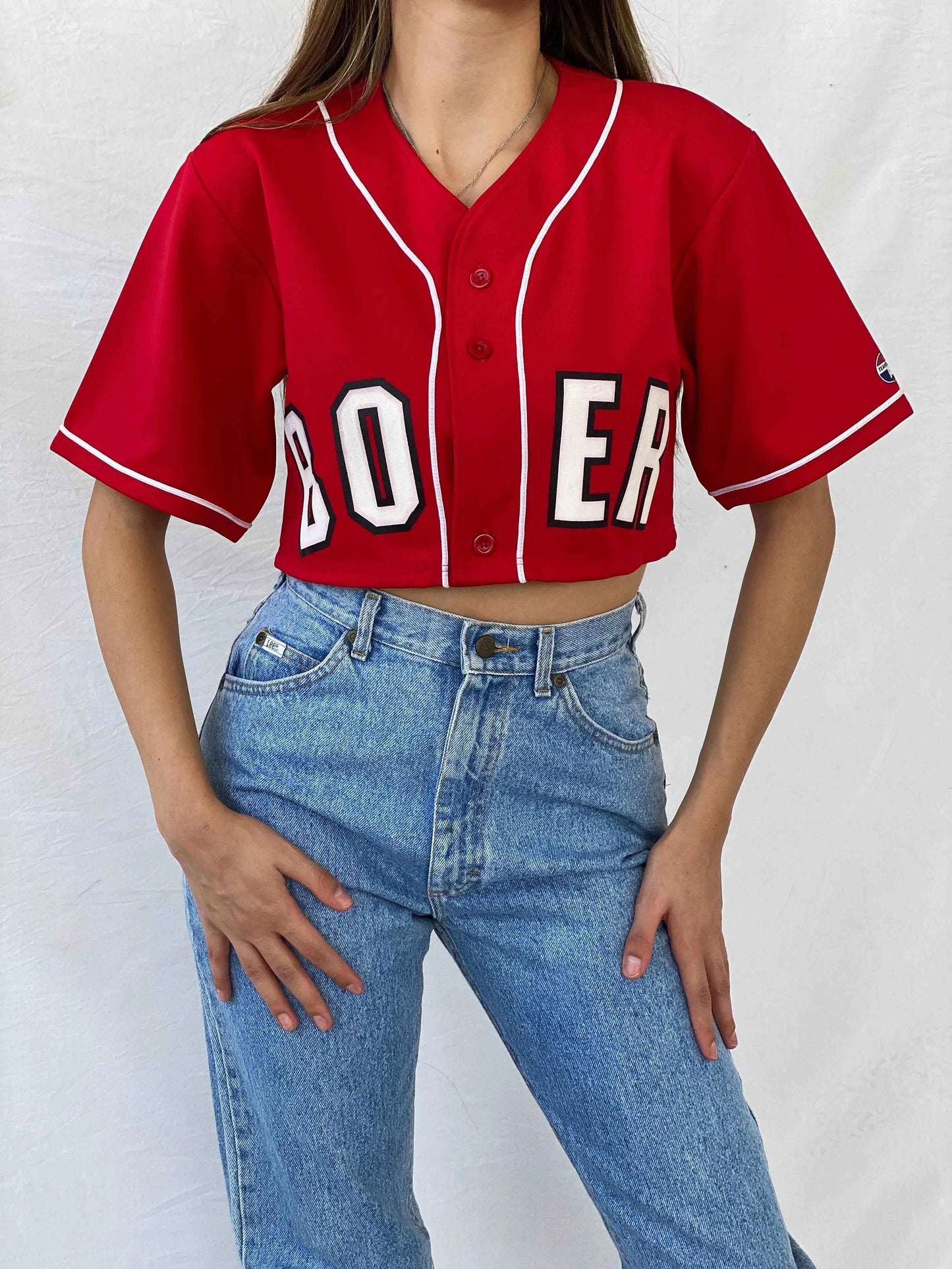 Y2K Team Work Cropped Jersey - Balagan Vintage Cropped Jersey 00s, 90s, cropped, Mira