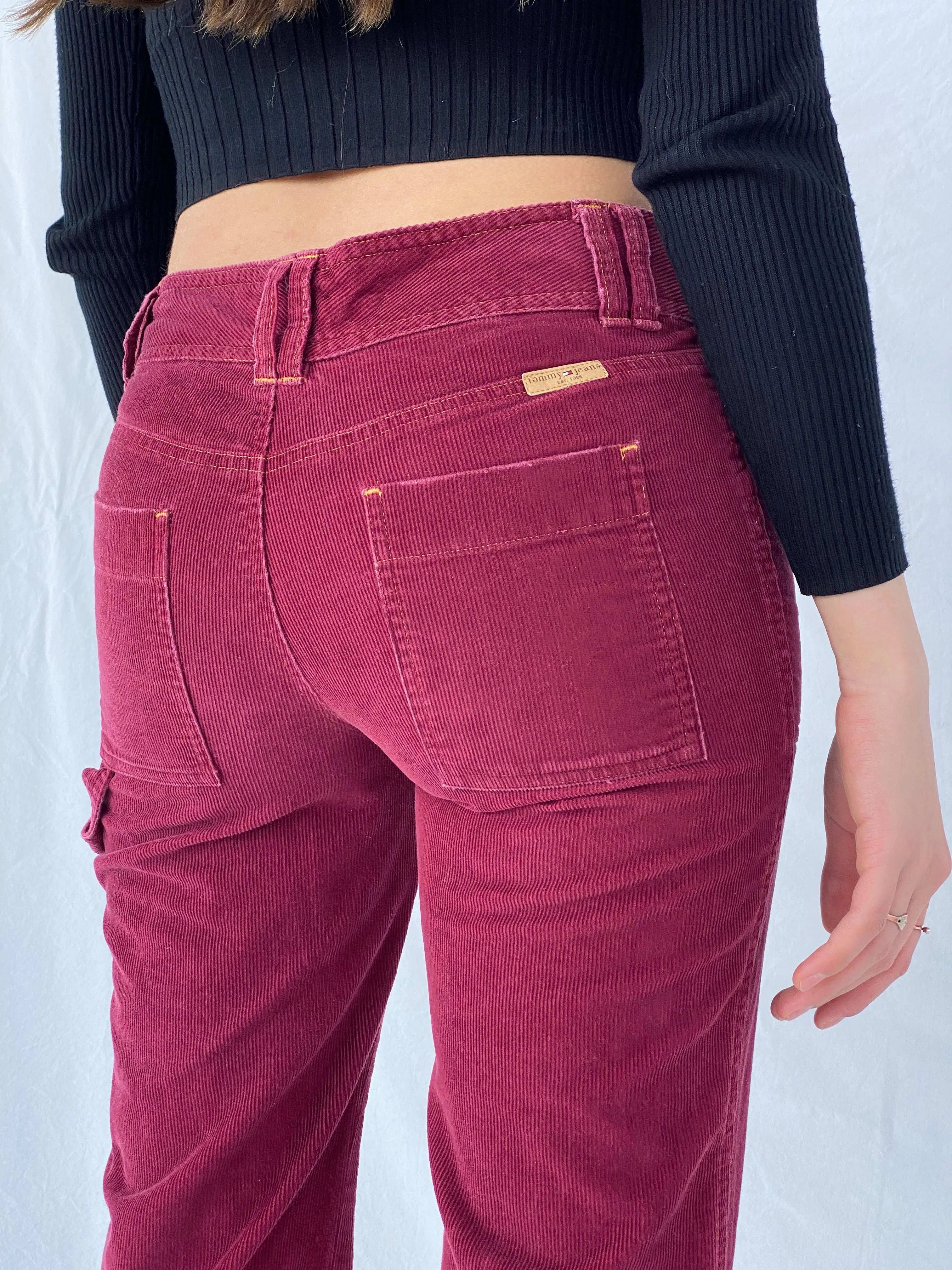 Y2K Tommy Jeans Corduroy Pants - Balagan Vintage Corduroy Pants 00s, corduroy pants, Mira, pants, vintage pants