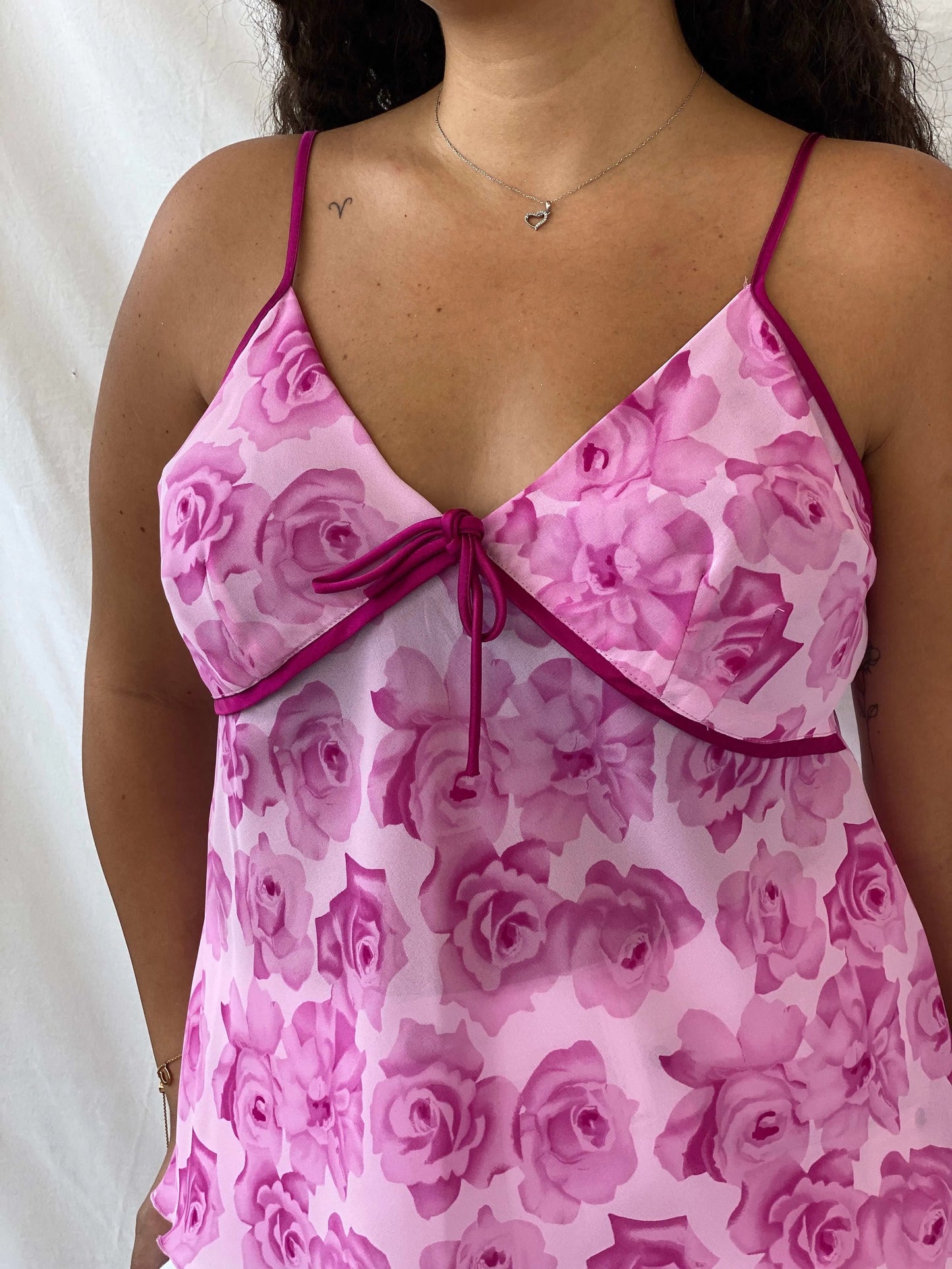 Y2K Twilight Secrets Coquette Floral Cami Top - XL - Balagan Vintage Cami 00s, Cami, Deals, Dina, floral, sleeveless top