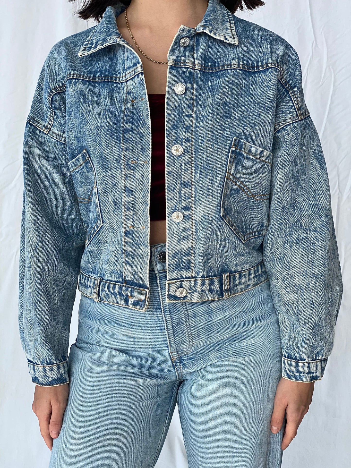 Balagan Vintage Reworked Denim Jacket - Balagan Vintage Denim Jacket 00s, 90s, denim, jacket, vintage