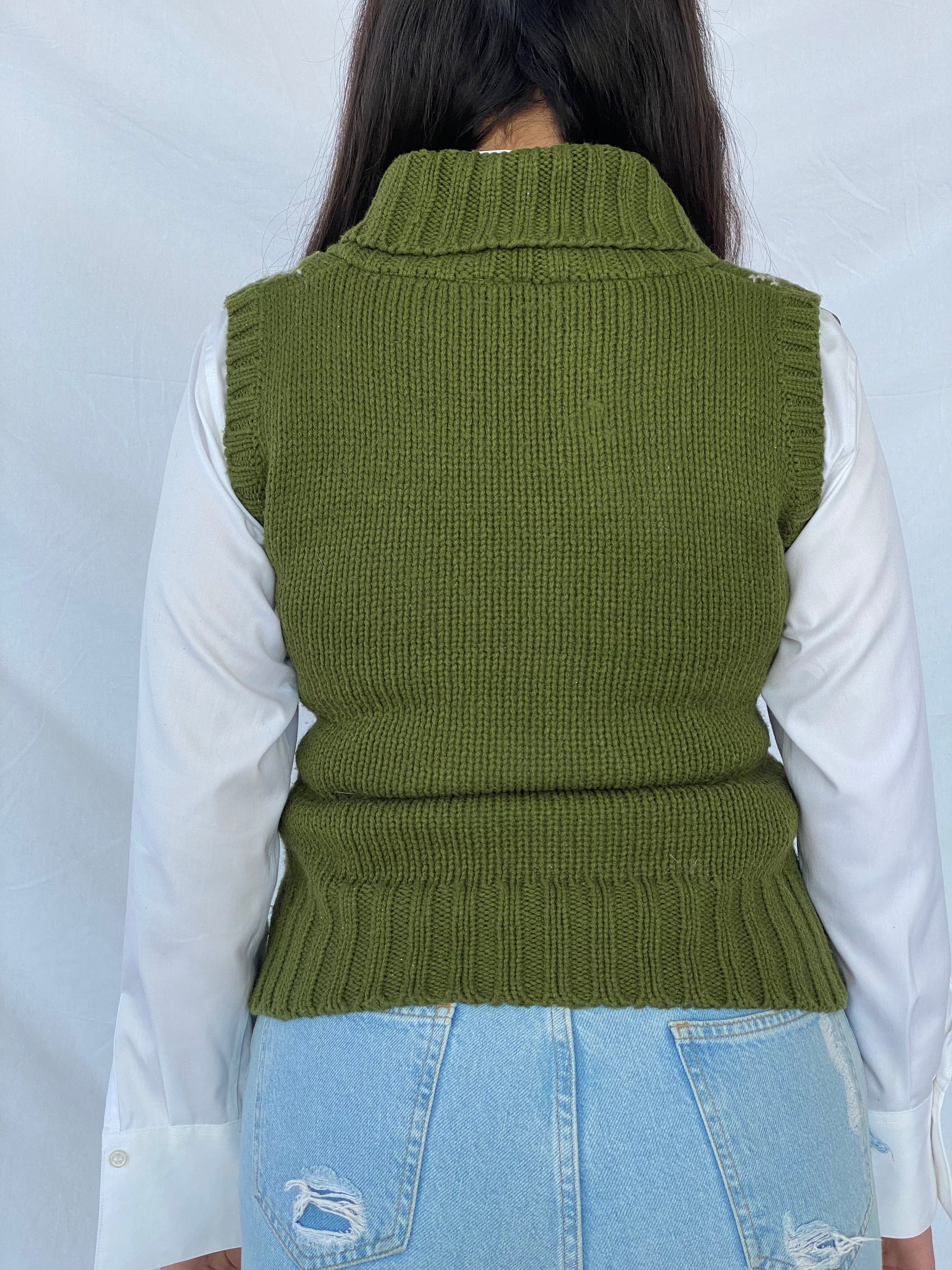 Vintage XSIDE Sweater Vest - Balagan Vintage Vest 90s, knit, knitted, vest, vintage