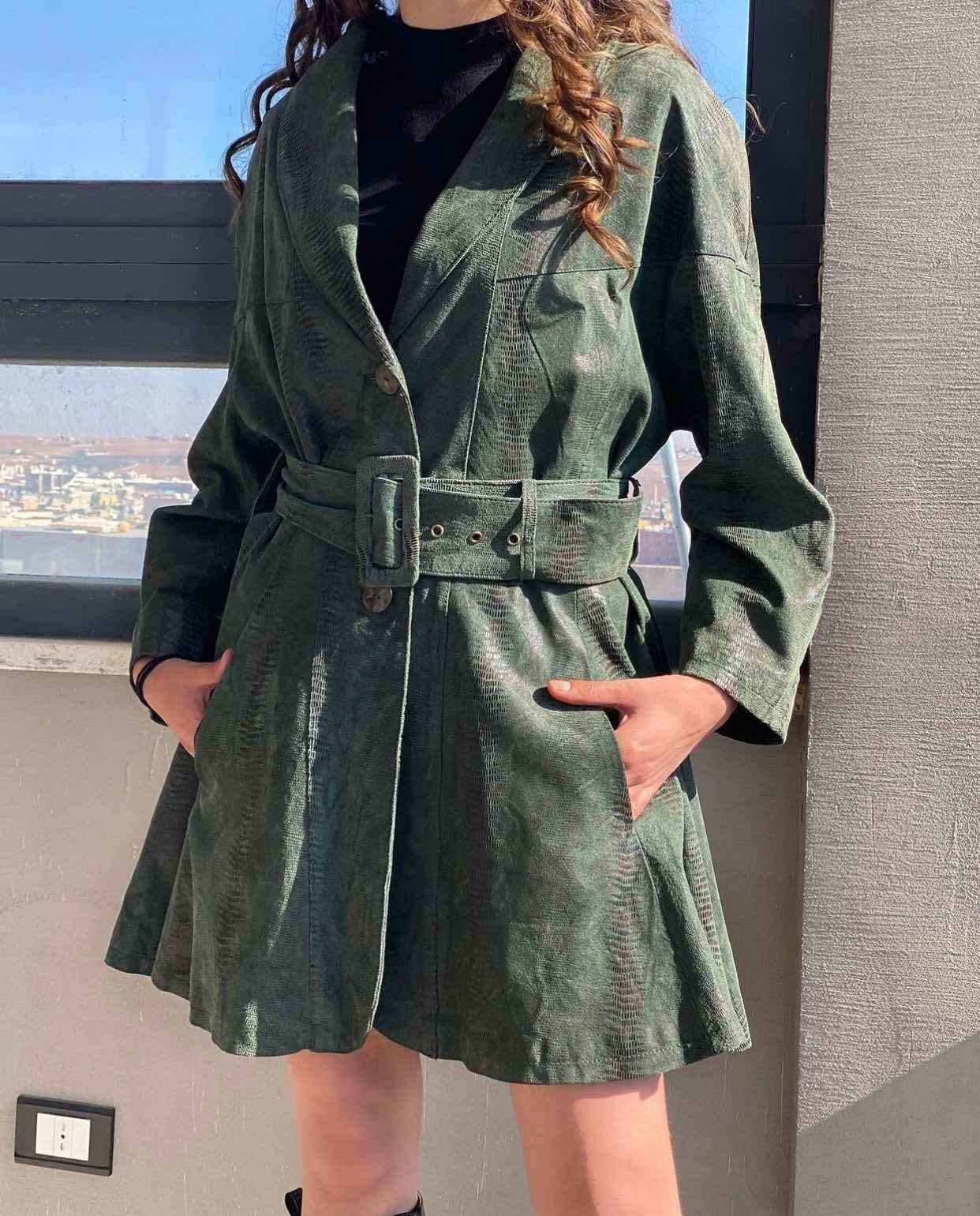 Vintage Genuine Leather Coat - Balagan Vintage