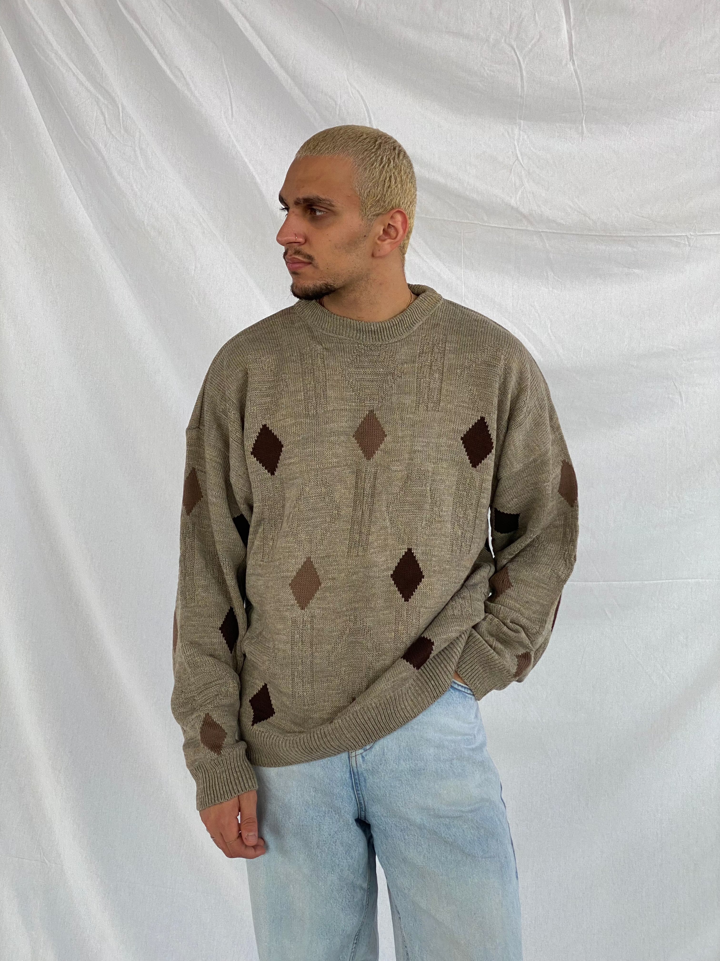 Vintage knitted Sweater - Balagan Vintage Sweater 90s, knit, knitted, knitted sweater, men, streetwear, vintage, vintage sweater, winter