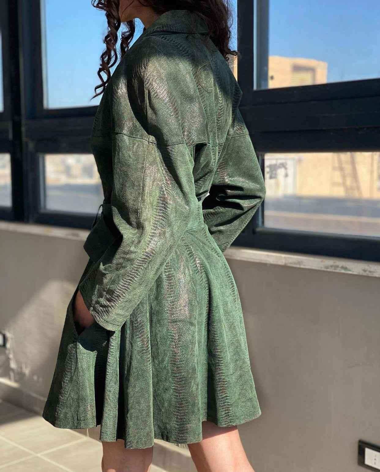 Vintage Genuine Leather Coat - Balagan Vintage