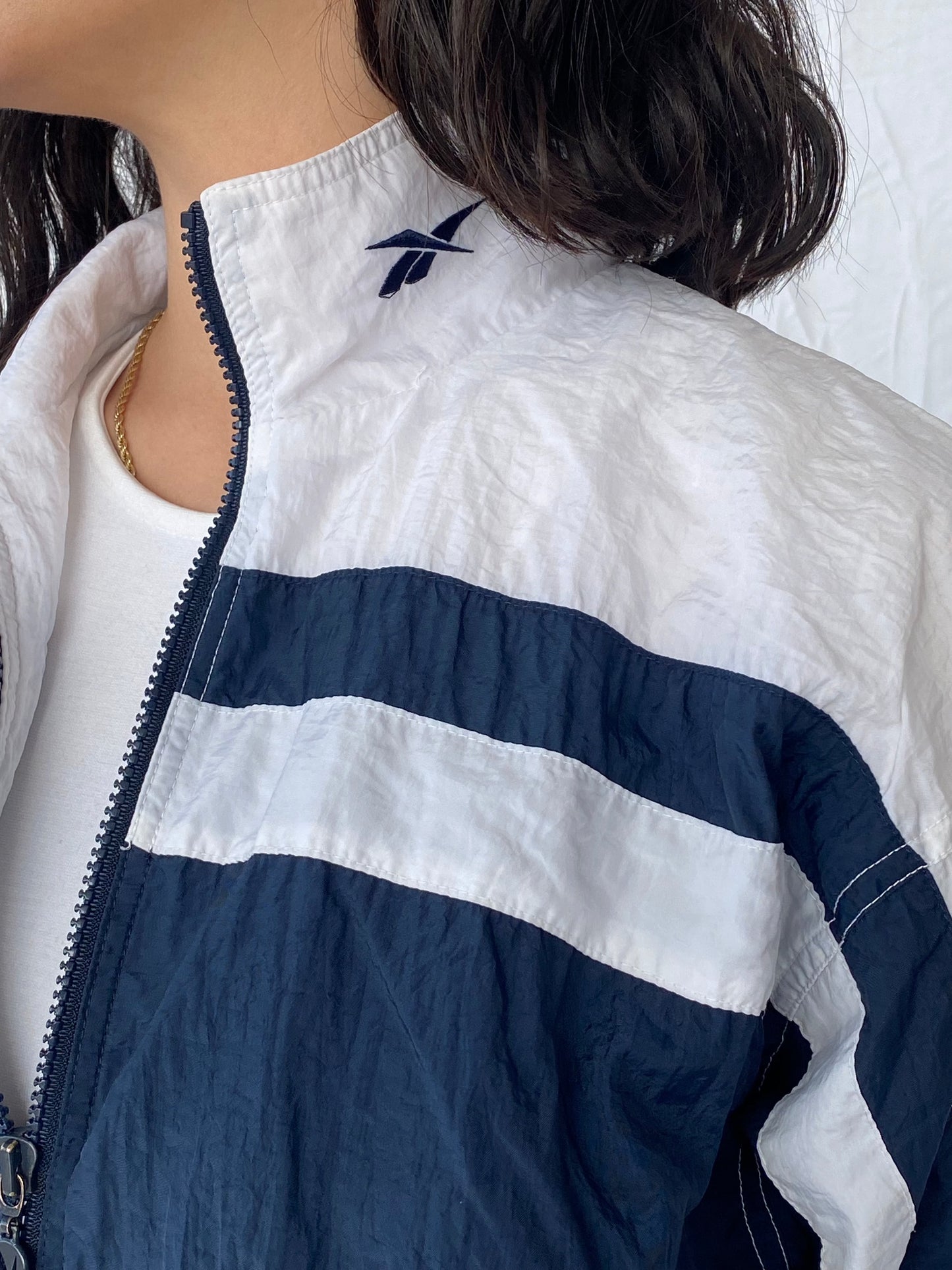 REEBOK Windbreaker Jacket - Balagan Vintage Windbreaker Jacket 90s, Coats&Jackets, nylon, outerwear, Reebok, vintage, windbreaker, windbreaker jacket, Women's Windbreaker Jackets
