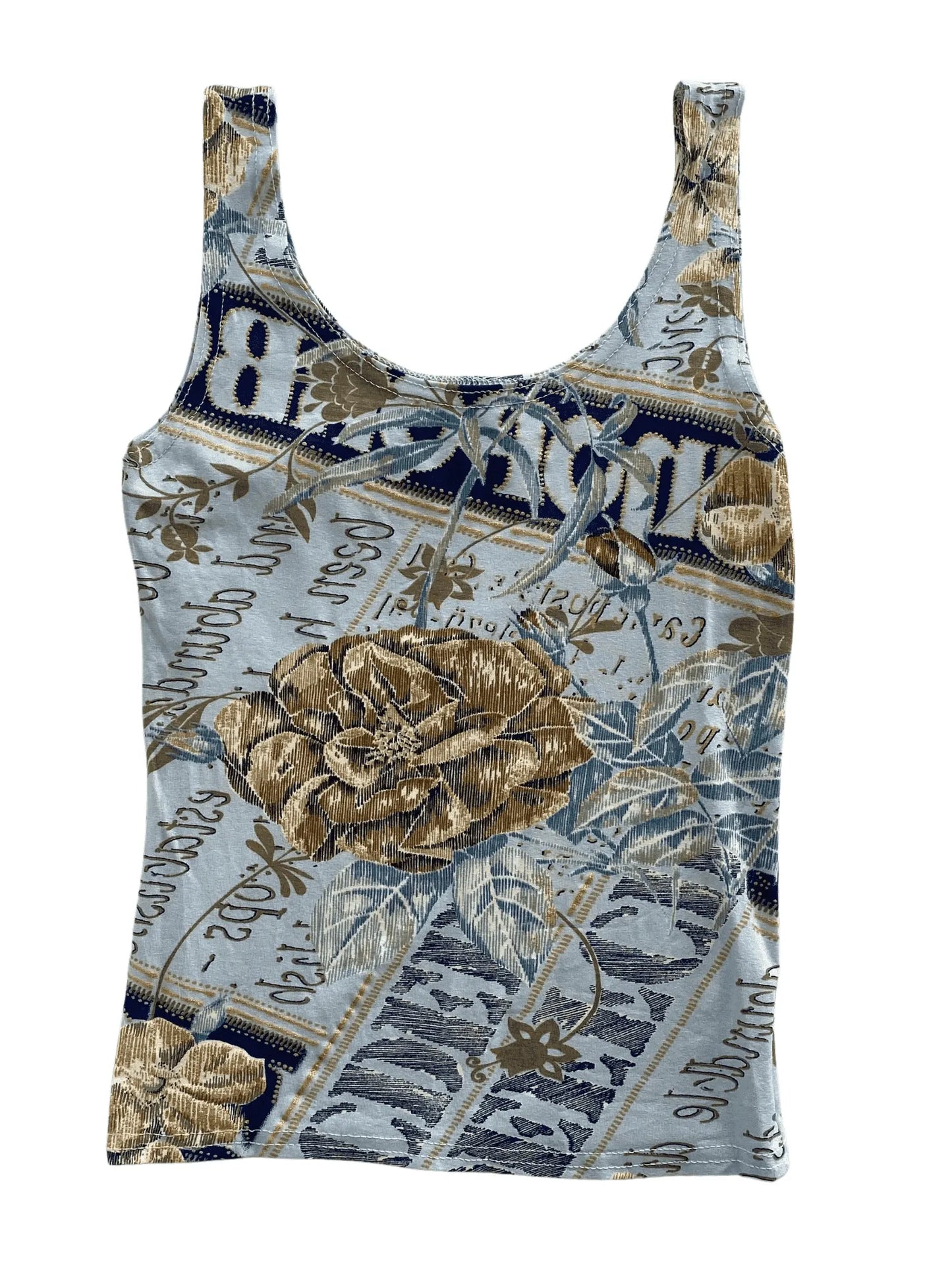 Sleeveless Graphic Top - Balagan Vintage Sleeveless Top 00s, graphic top, vintage