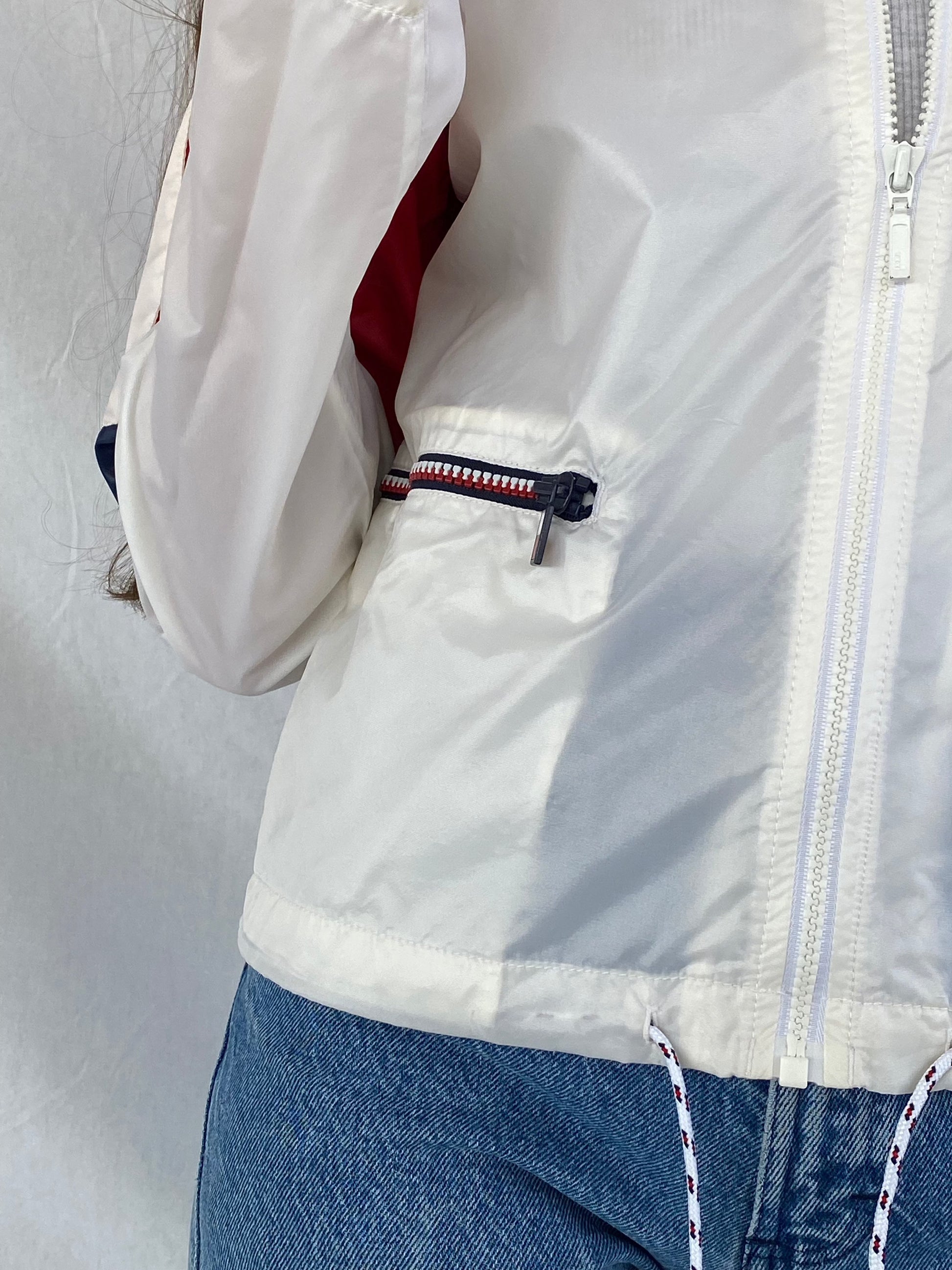 Tommy Jeans Windbreaker Jacket - Balagan Vintage Windbreaker Jacket 00s, Coats&Jackets, Deals, outerwear, Tommy hilfiger, Tommy jeans, vintage, vintage windbreaker, windbreaker, windbreaker jacket, women, Women's Windbreaker Jackets