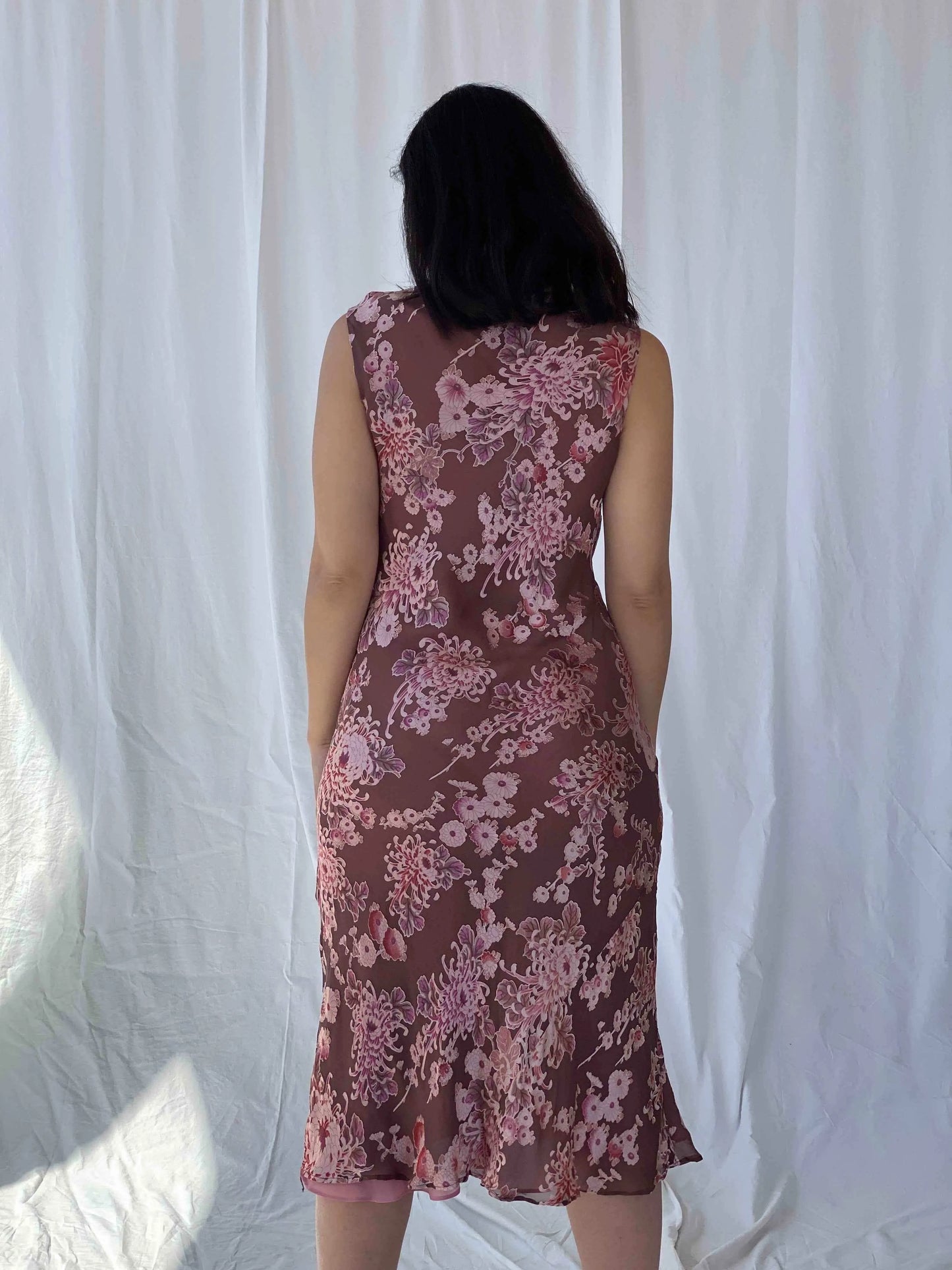 Vintage 90s Monsoon Dress - Balagan Vintage Midi Dress 90s dress, Batoul, Deals, floral, floral dress, midi dress