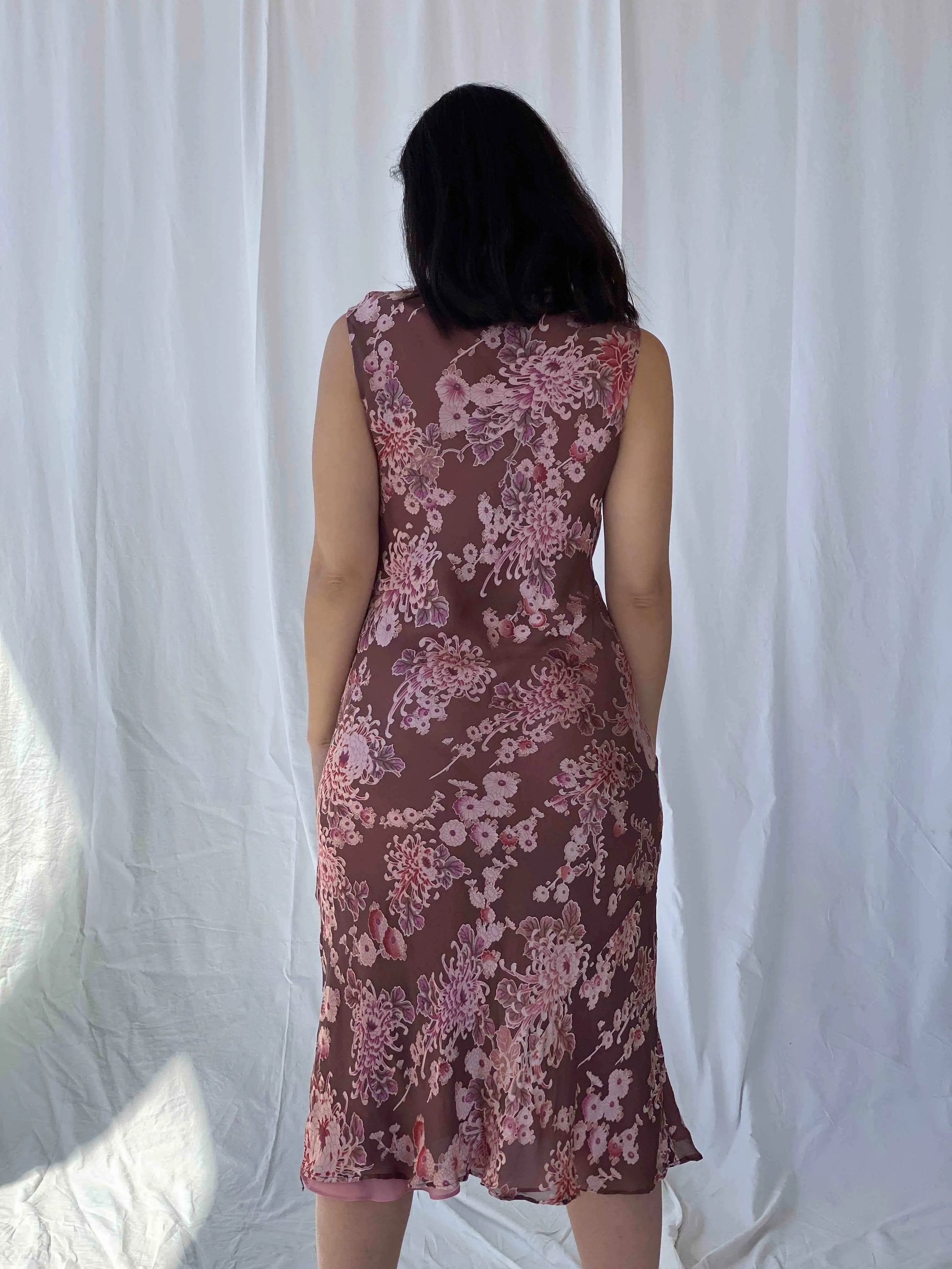 Vintage 90s Monsoon Dress - Balagan Vintage Midi Dress 90s dress, Batoul, Deals, floral, floral dress, midi dress