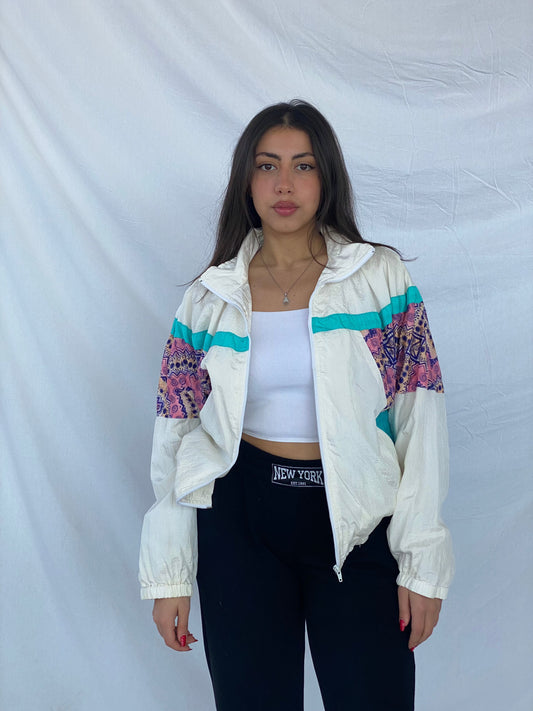 Vintage A.K.I.T.A Wear Windbreaker Jacket - Balagan Vintage Windbreaker Jacket 90s, Coats&Jackets, jacket, nylon, outerwear, vintage, windbreaker, windbreaker jacket, Women's Windbreaker Jackets