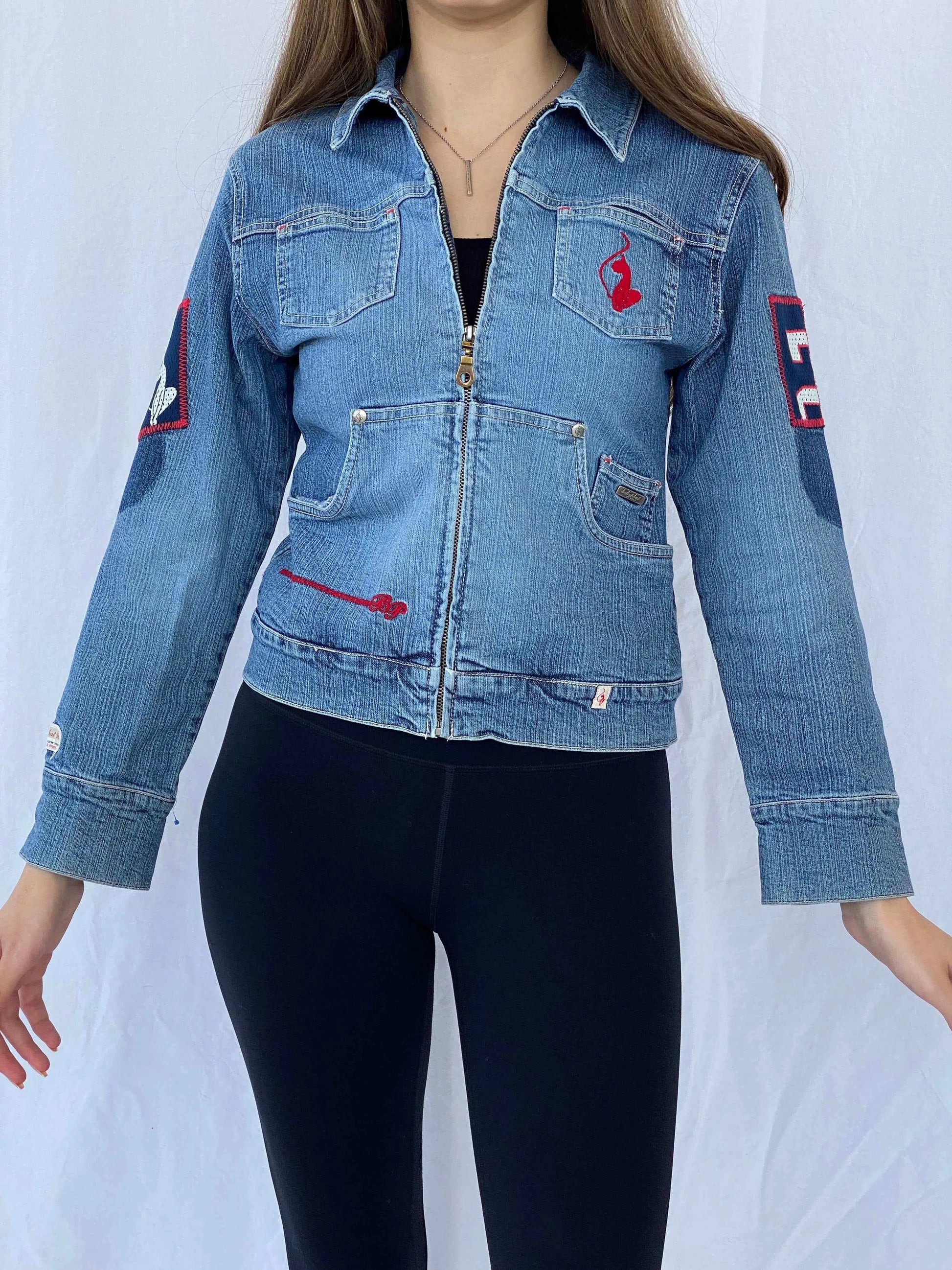 Vintage Baby Phat Denim Jacket - Balagan Vintage Denim Jacket 00s, baby phat, Coats&Jackets, denim, denim jacket, Mira, Women's Denim Jackets