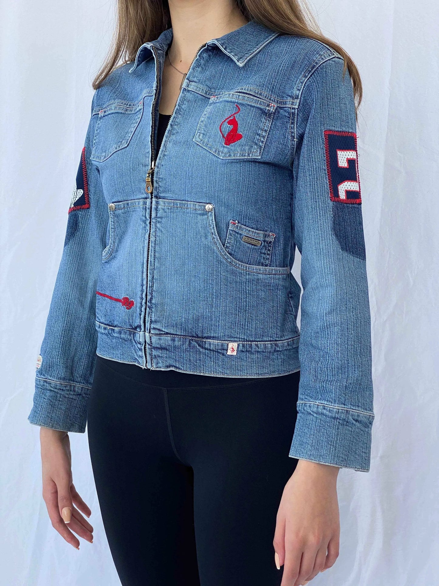 Vintage Baby Phat Denim Jacket - Balagan Vintage Denim Jacket 00s, baby phat, Coats&Jackets, denim, denim jacket, Mira, Women's Denim Jackets