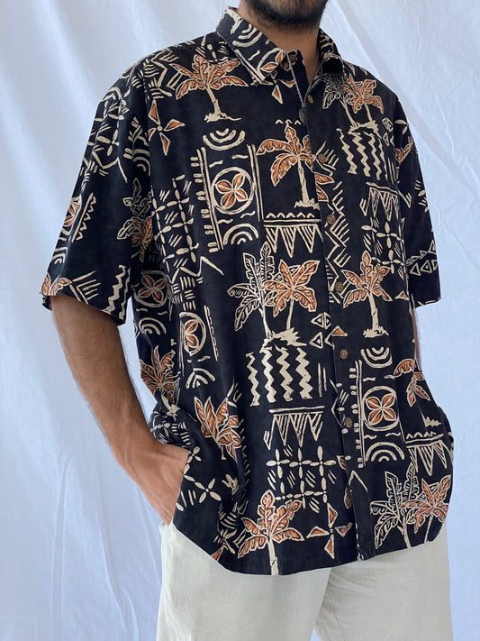 Vintage COOKE STREET Honolulu Hawaiian Shirt - Balagan Vintage Half Sleeve Shirt 00s, 90s, crazy print, festival wear, half sleeve shirt, Hawaiian shirt, oversized, oversized shirt, retro, shirt, shirts, streetwear, summer, summer prints, techno, techno wear, unisex, vintage, vintage prints, women, women shirt