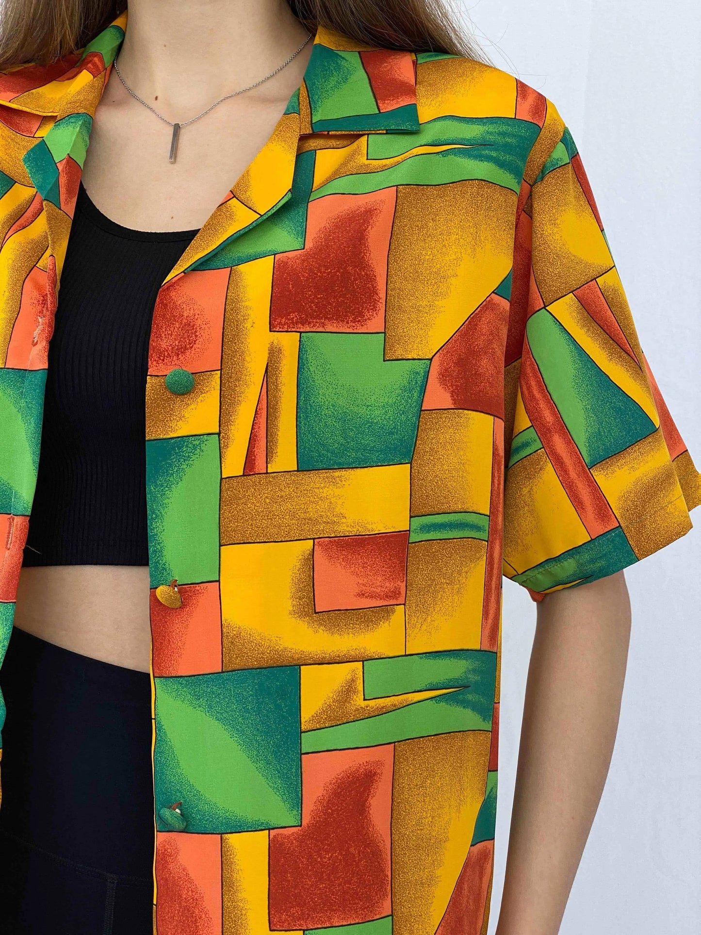 Vintage Fashions by Anita Shirt - Balagan Vintage Half Sleeve Shirt Deals, Mira, multicolored, shirt