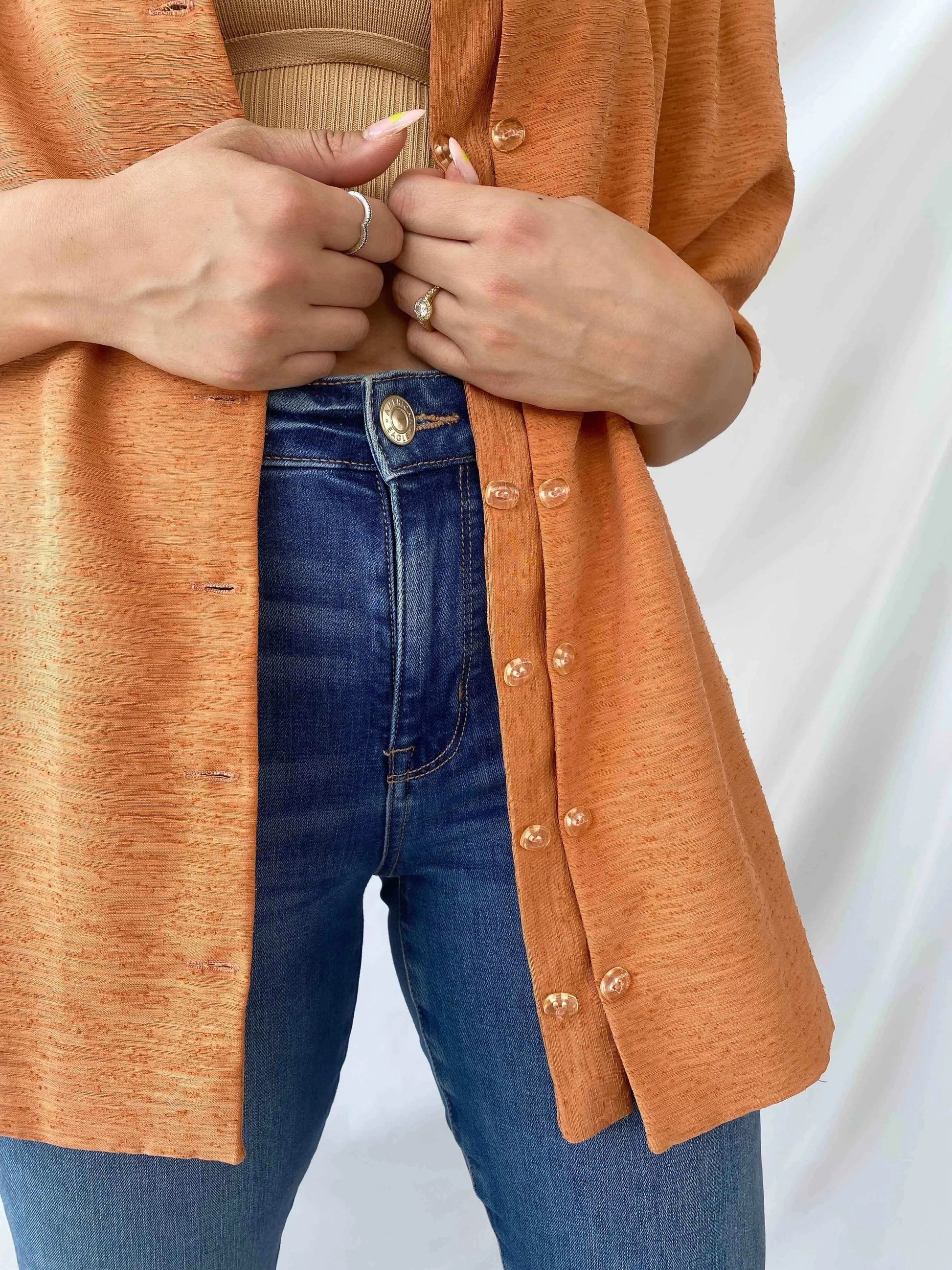 Vintage Handmade Blazer - Balagan Vintage Blazer 00s, 90s, blazer, Coats&Jackets, Deals, formal, formal wear, half sleeve blazer, half sleeve shirt, streetwear, women, women top, Women's Blazers, Y2K