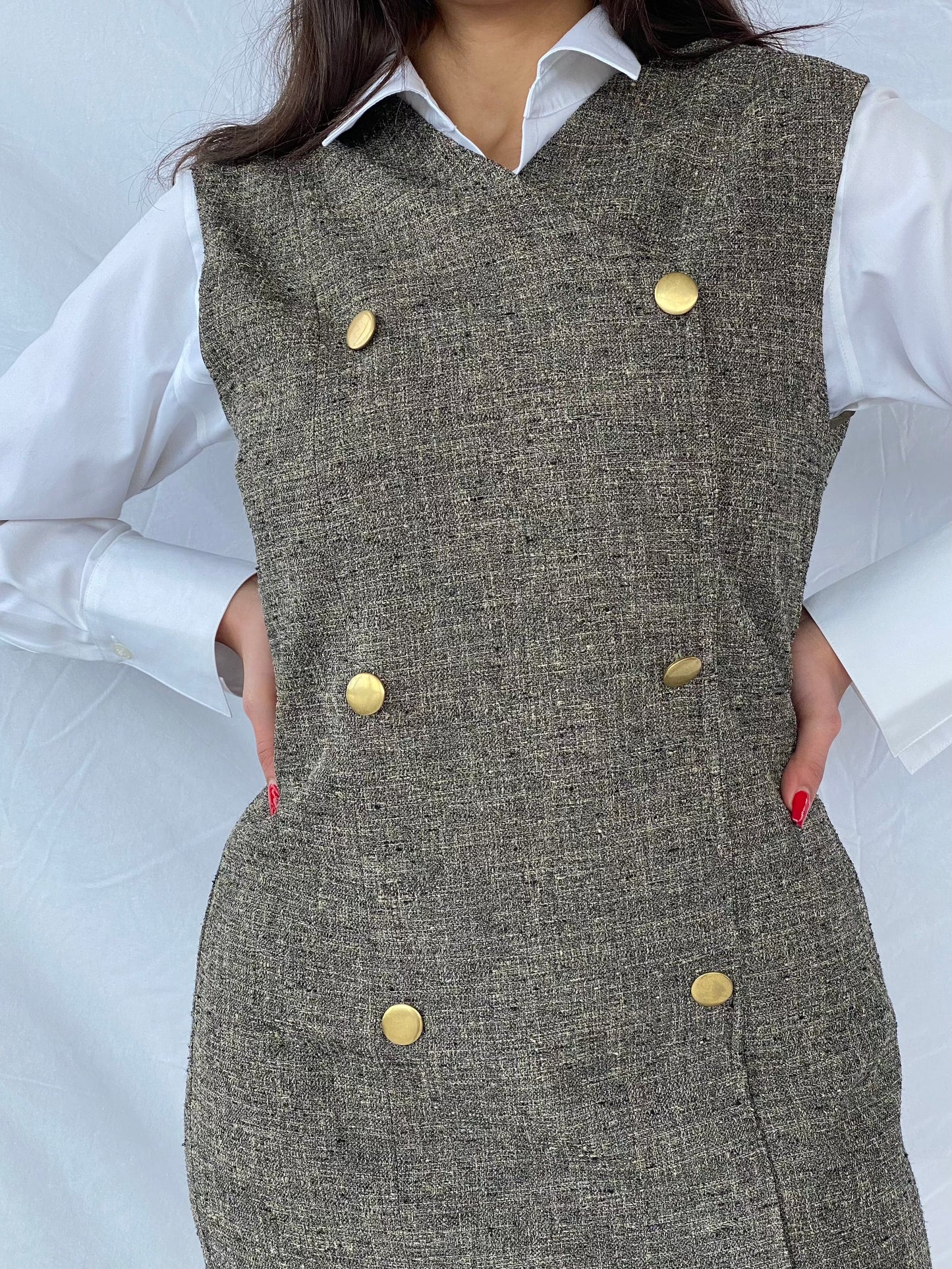 Vintage Handmade Dress - Balagan Vintage Mini Dress 90s dress, dress, formal, formal dress, formal wear