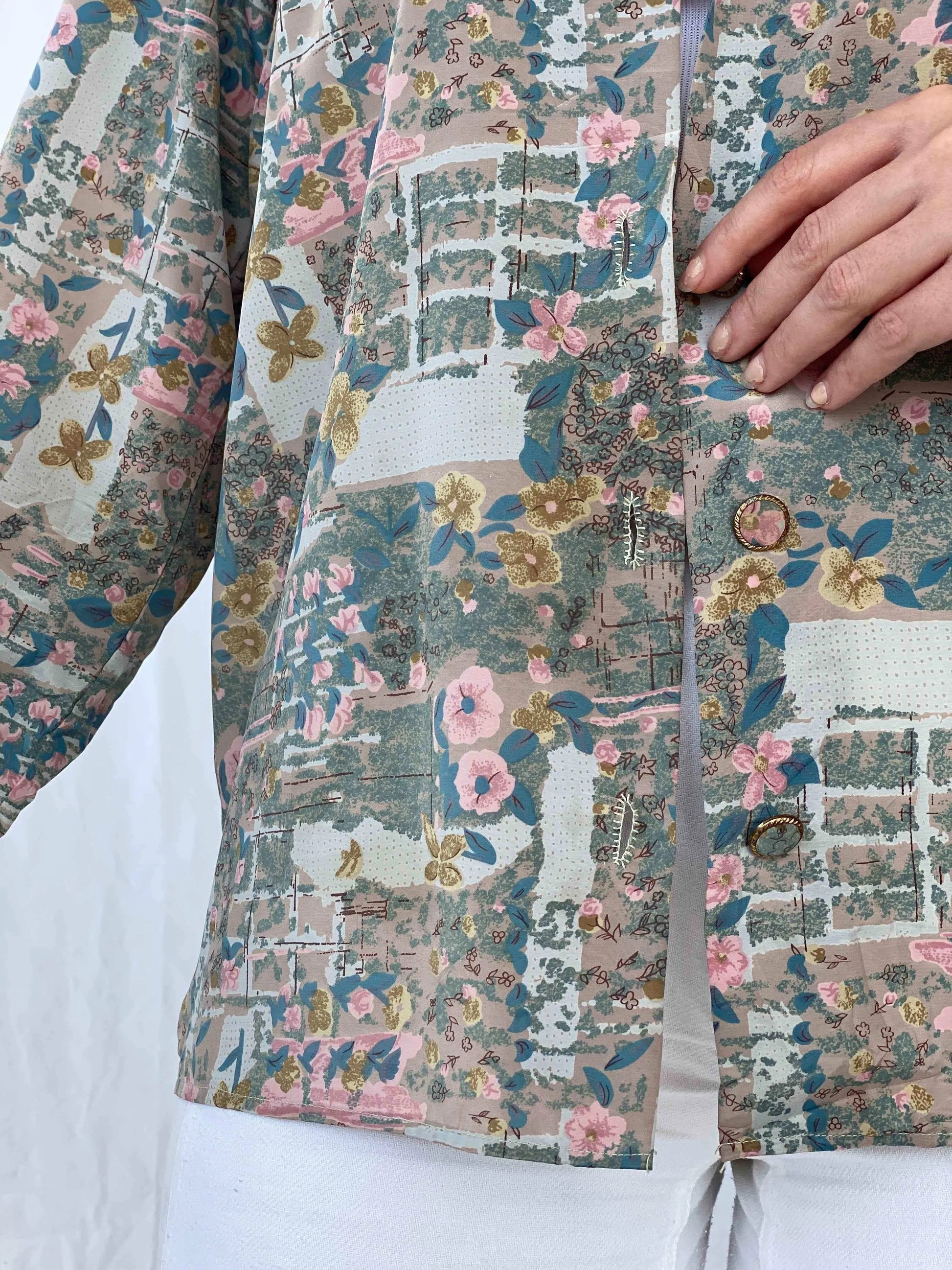 Vintage Handmade Printed Shirt - Balagan Vintage Full Sleeve Shirt 90s, Batoul, Deals, full sleeve shirt, print, printed shirt, shirt