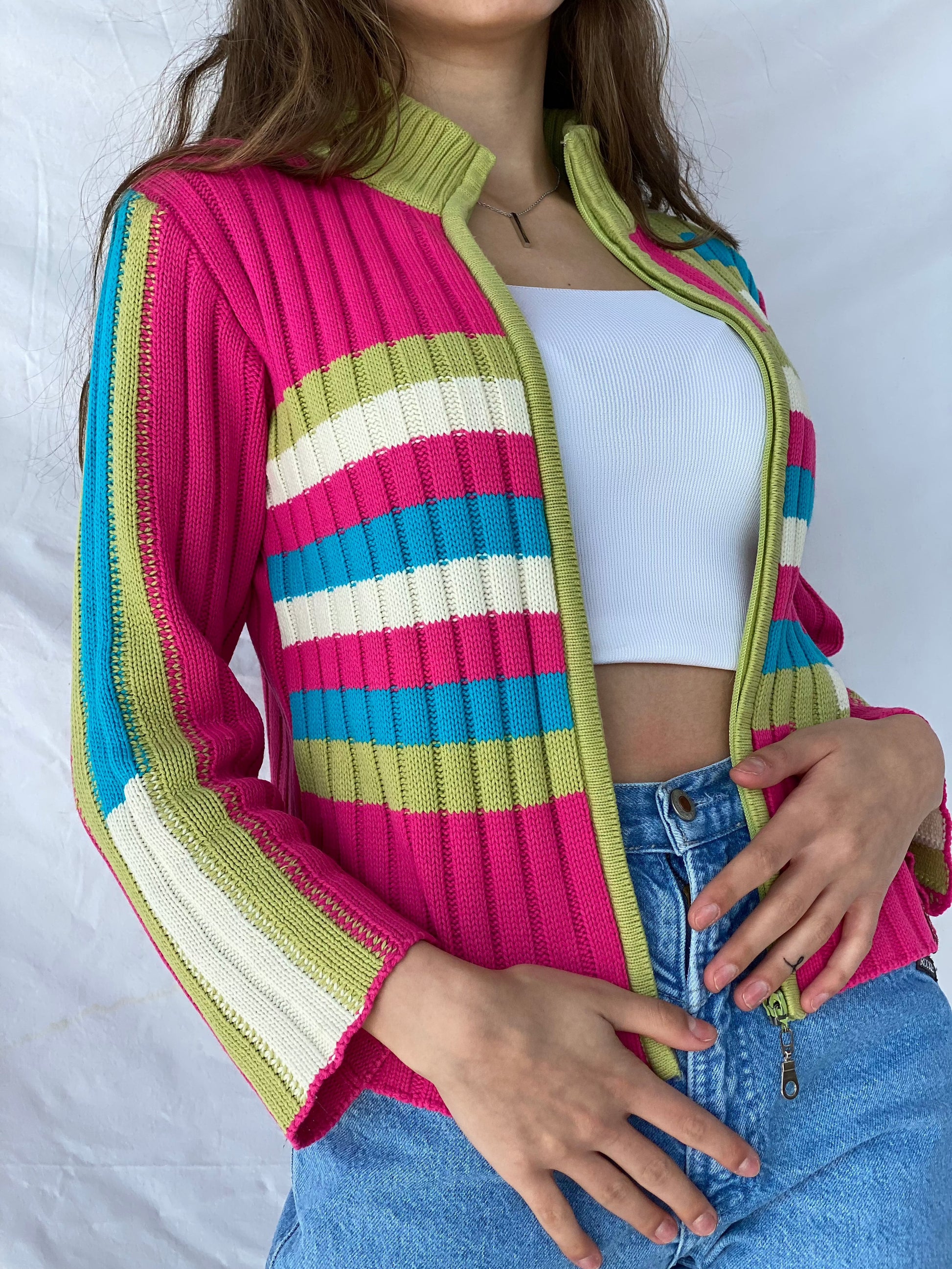 Vintage Miss Sixty Knitted Cardigan - Balagan Vintage Cardigan cardigan, knitted cardigan, miss sixty