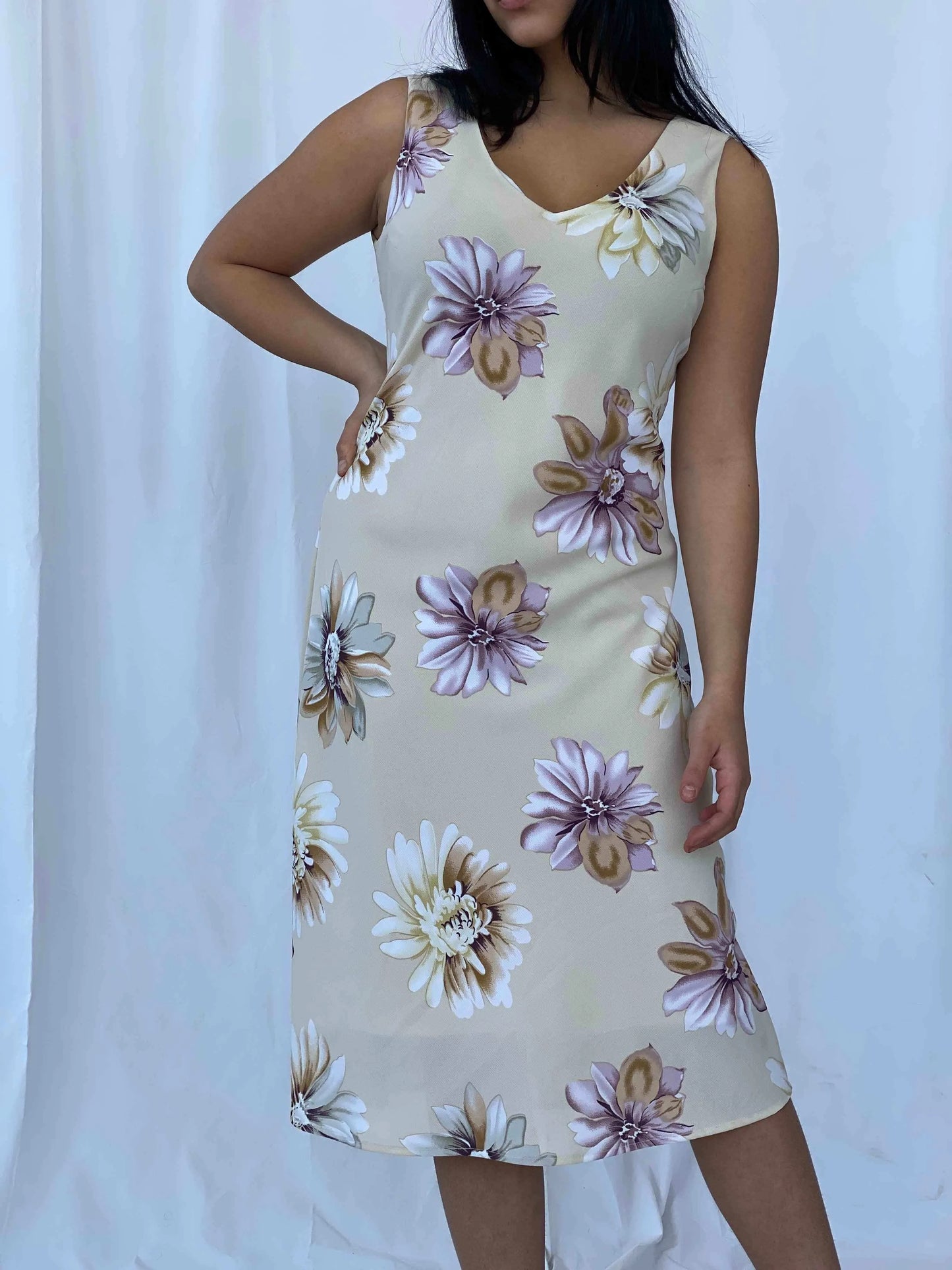 Vintage N.C.C Australia Floral Dress - Balagan Vintage Midi Dress 00s, 90s, dress, floral dress, midi dress