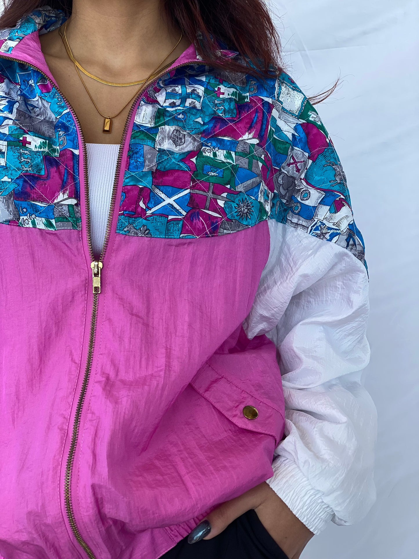 Vintage Solare Sporta Windbreaker Jacket - Balagan Vintage Windbreaker Jacket 90s, Coats&Jackets, jacket, nylon, outerwear, vintage, windbreaker, windbreaker jacket, Women's Windbreaker Jackets