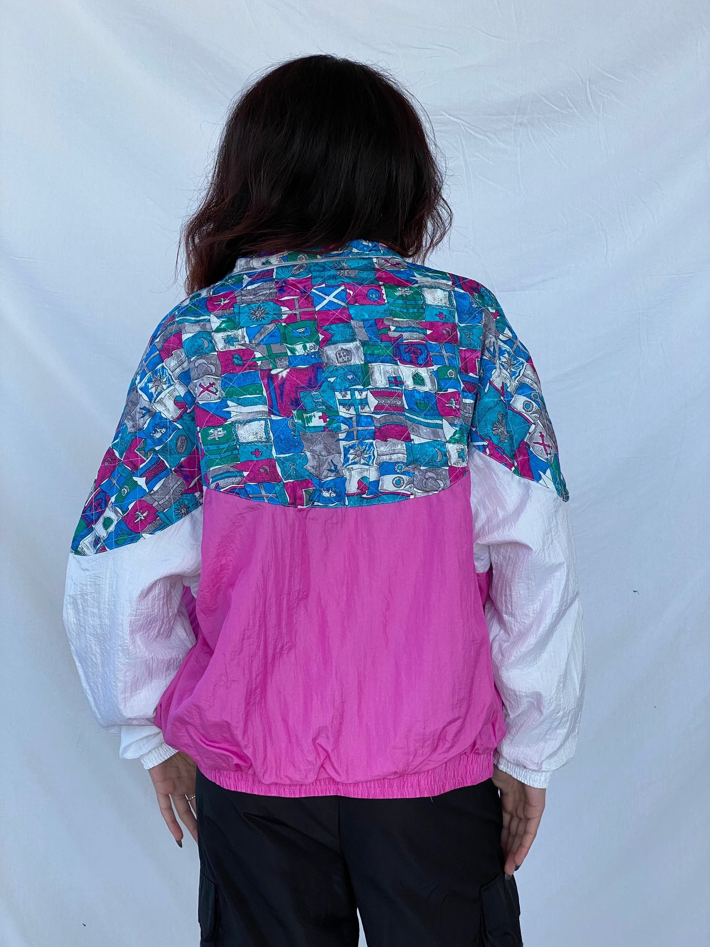 Vintage Solare Sporta Windbreaker Jacket - Balagan Vintage Windbreaker Jacket 90s, Coats&Jackets, jacket, nylon, outerwear, vintage, windbreaker, windbreaker jacket, Women's Windbreaker Jackets