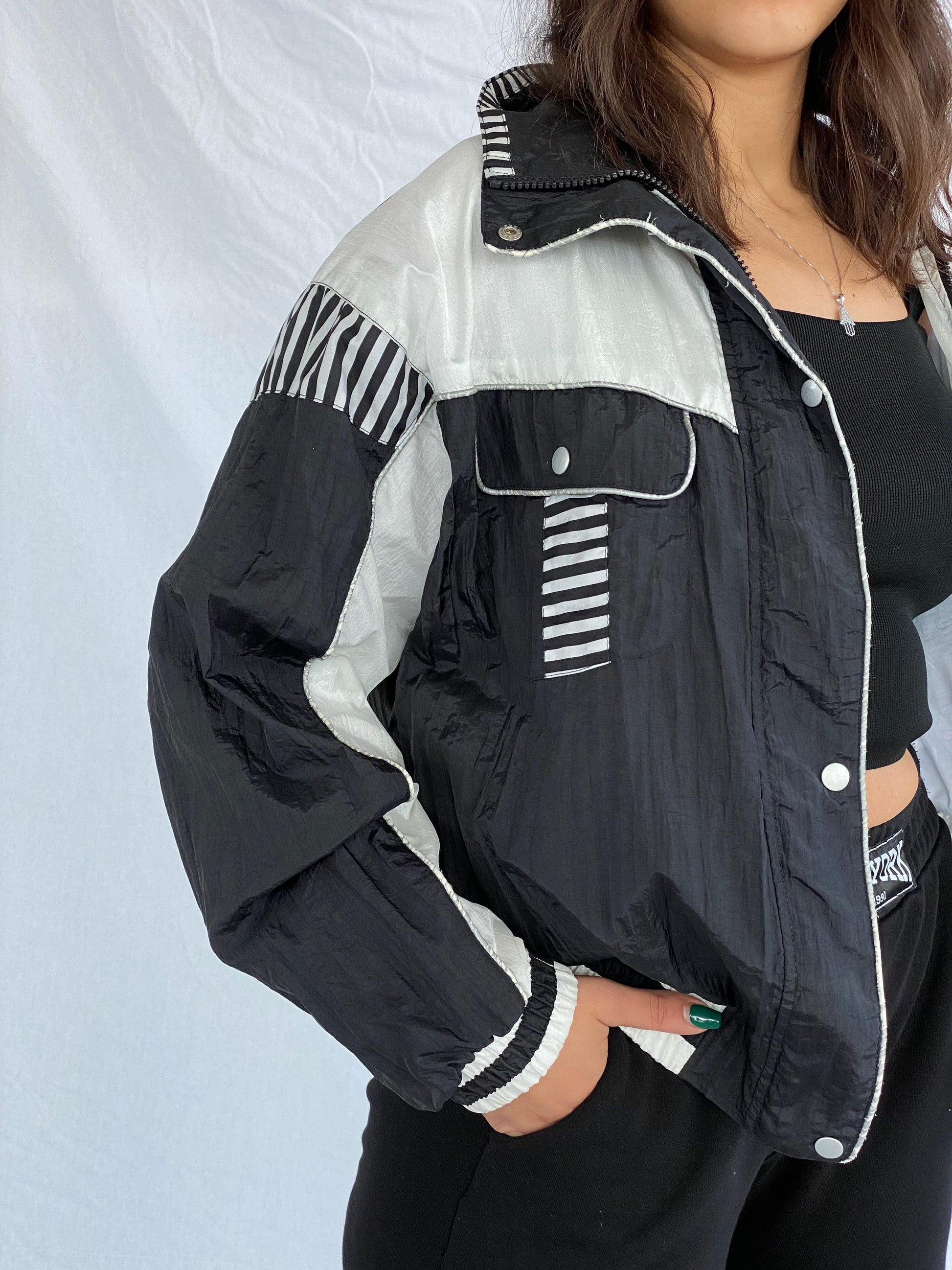 Vintage SUNTERRA Windbreaker Jacket - Balagan Vintage Windbreaker Jacket 80s, 90s, Coats&Jackets, multicolored, vintage, windbreaker, windbreaker jacket, women vintage, Women's Windbreaker Jackets
