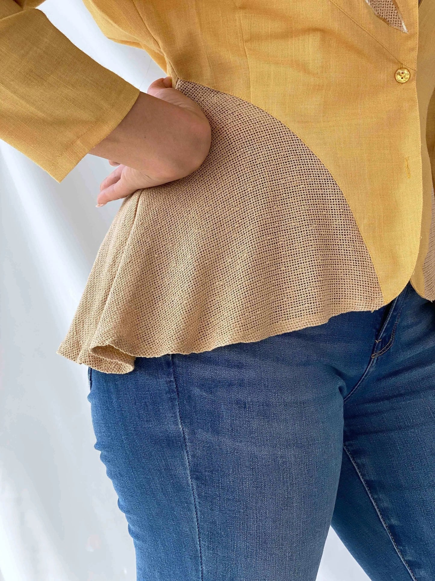 Vintage TOP FIT Best Quality Blazer - Balagan Vintage Blazer 00s, 90s, blazer, Coats&Jackets, Deals, full sleeve blazer, outerwear, vintage, vintage blazer, women, Women's Blazers, yellow